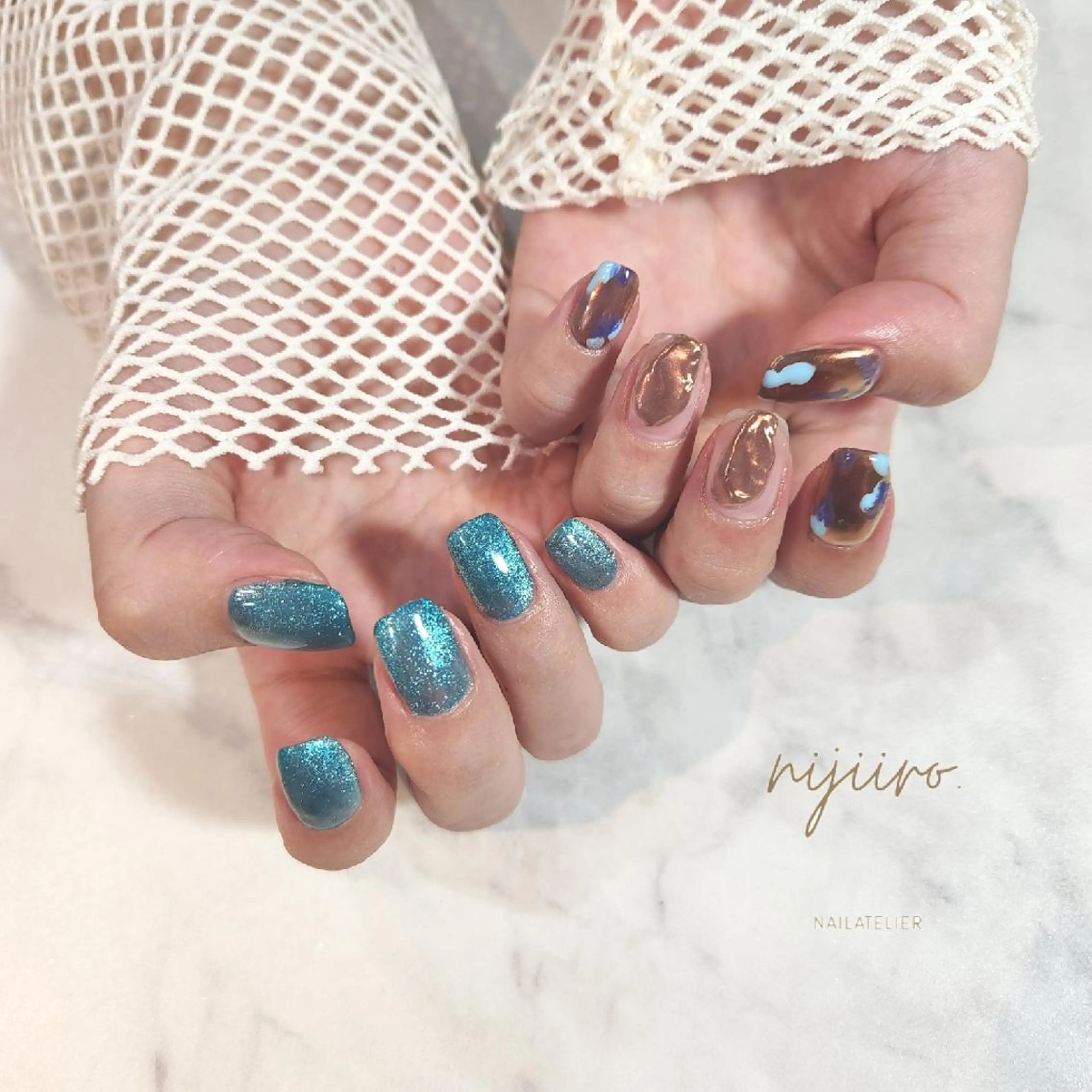 ネイル ハンドネイル nijiiro🌈 サトウのネイルデザイン