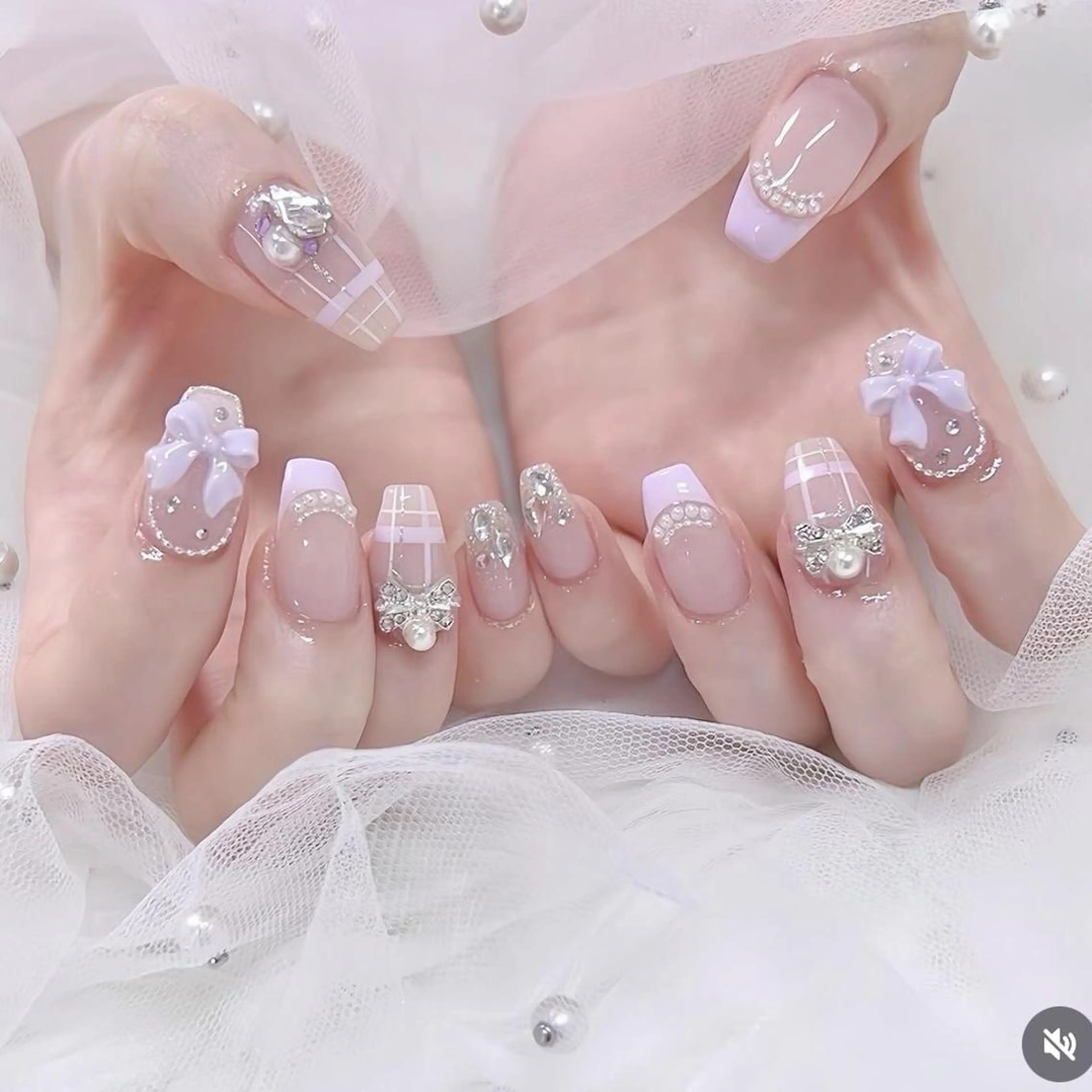 ネイル 長さ出し フレンチネイル グラデーション 卒業式 マグネットネイル ハンドネイル MIHANA YUKIのネイルデザイン