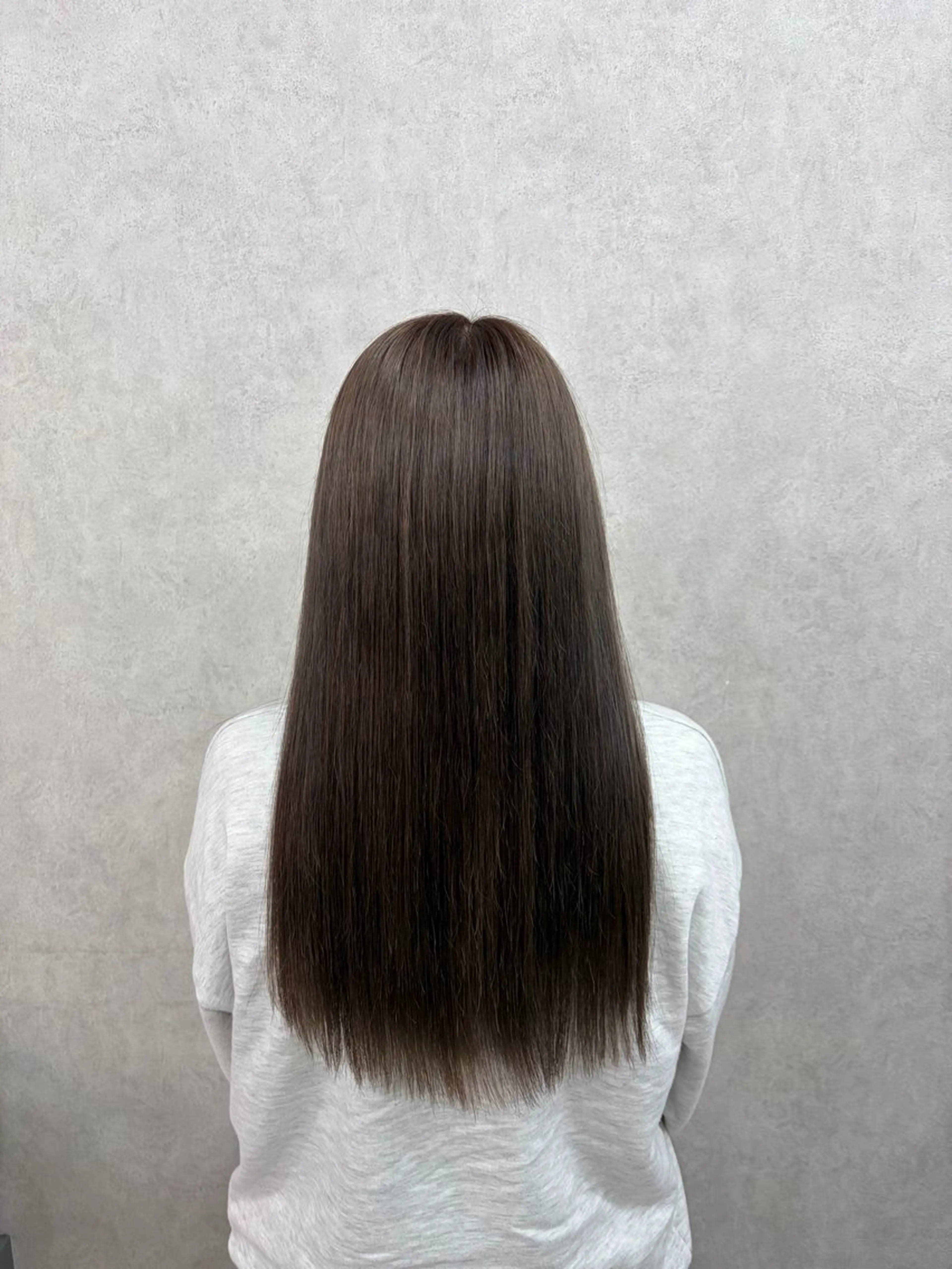 ロング カラー ブラウンカラー ラベンダーカラー 倉澤 愛理のヘアスタイル