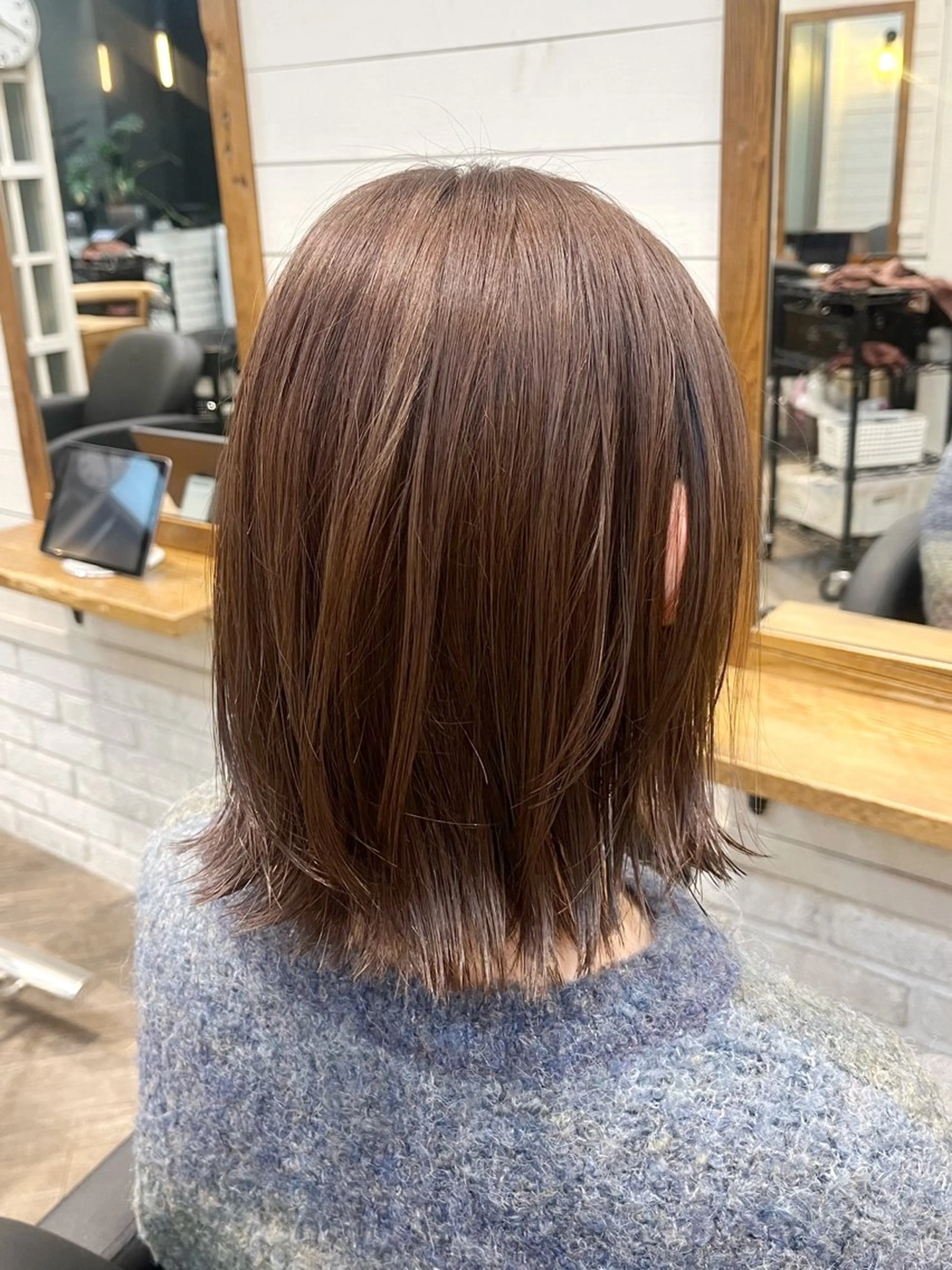 ミディアム カラー レイヤーカット 🎀渋谷/ minori🎀のヘアスタイル