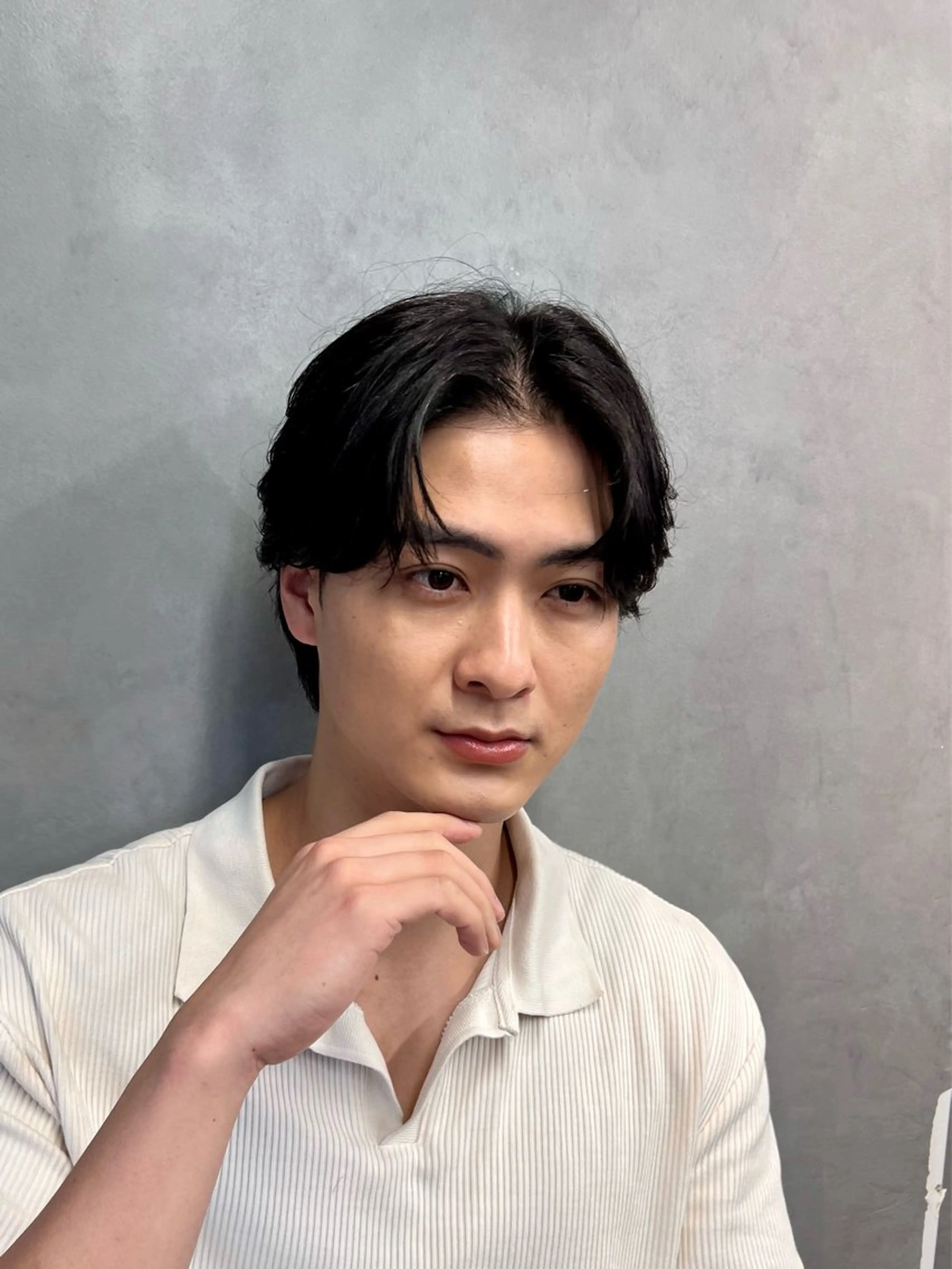 ショート パーマ メンズ カット パーマ 新井　翼/銀座 メンズお任せくださいのヘアスタイル