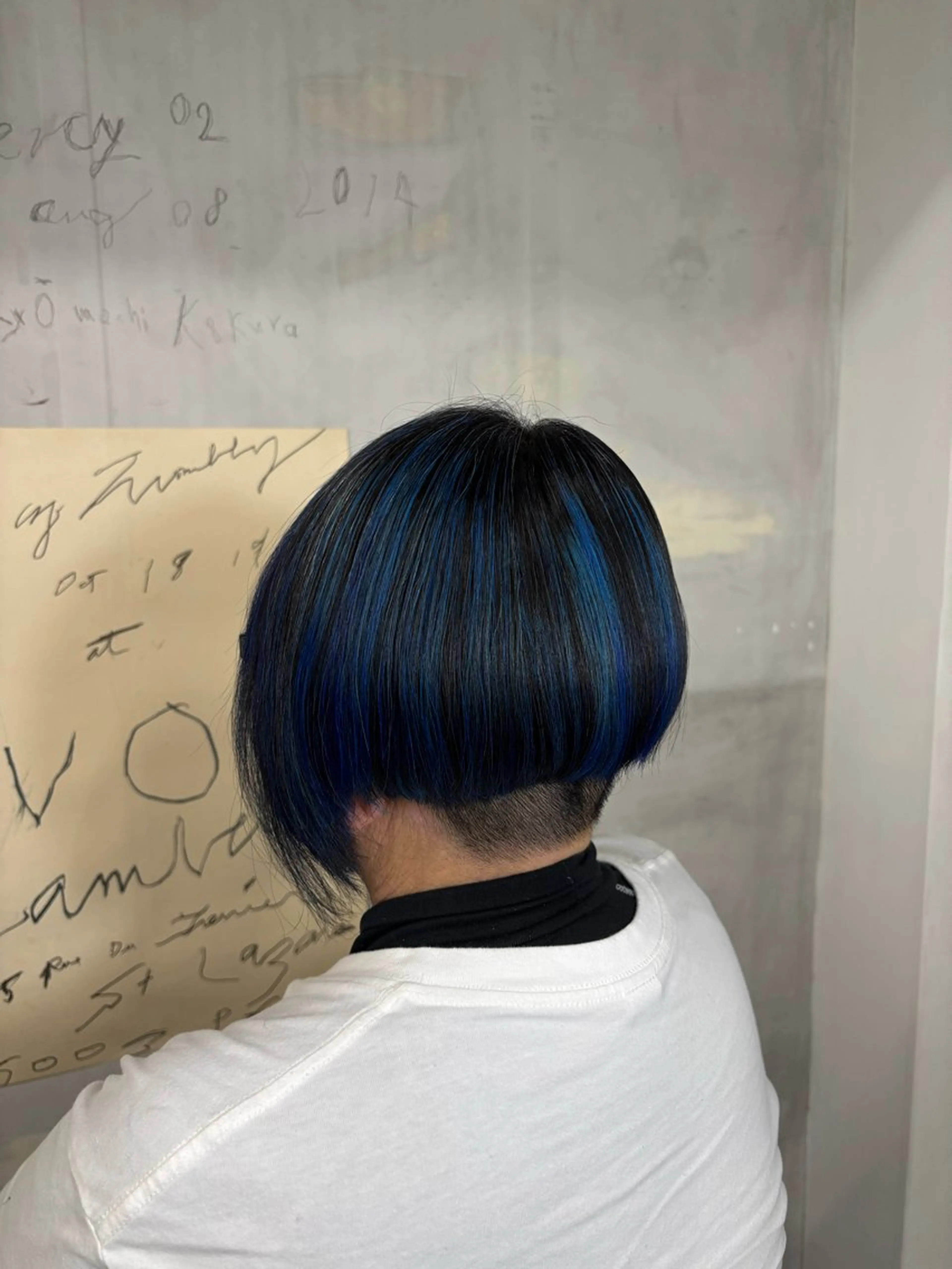 ショート カラー ハイライトカラー ハイライト MAAAAAC LEONのヘアスタイル