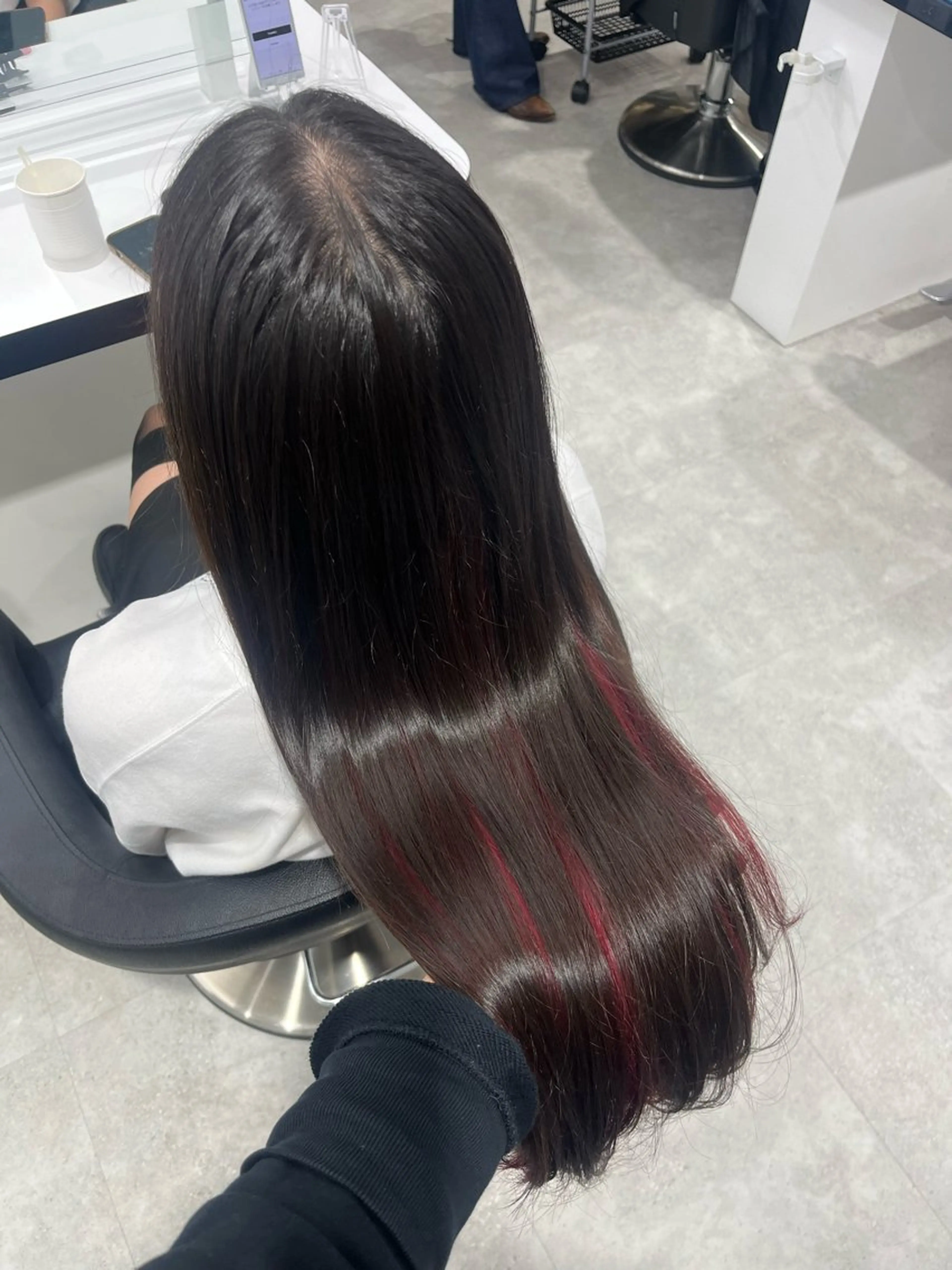 ロング カラー みう/仙台/暖色/ 艶髪/顔周りカット/のヘアスタイル