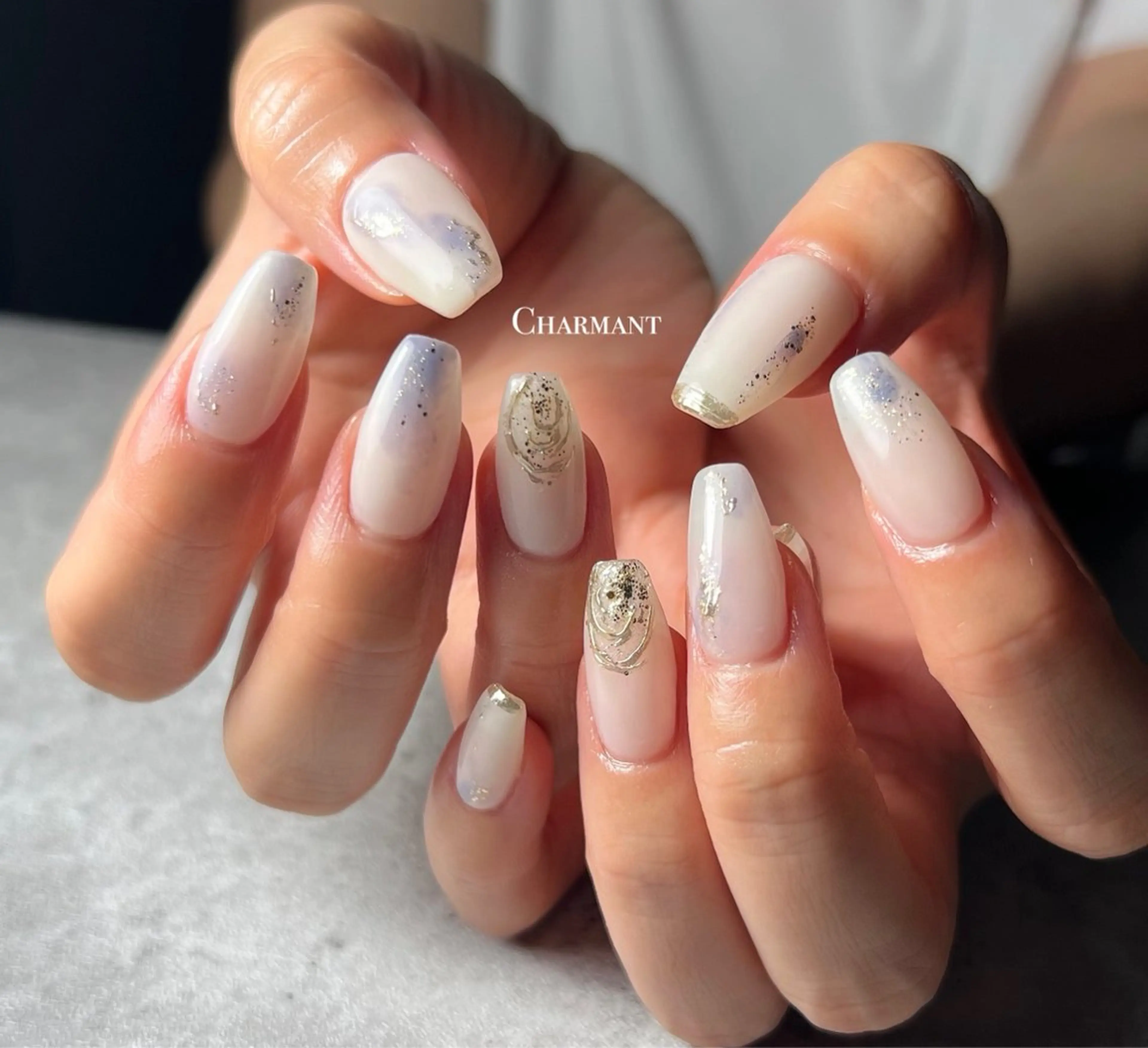ネイル ハンドネイル Minako 【Charmant】のネイルデザイン