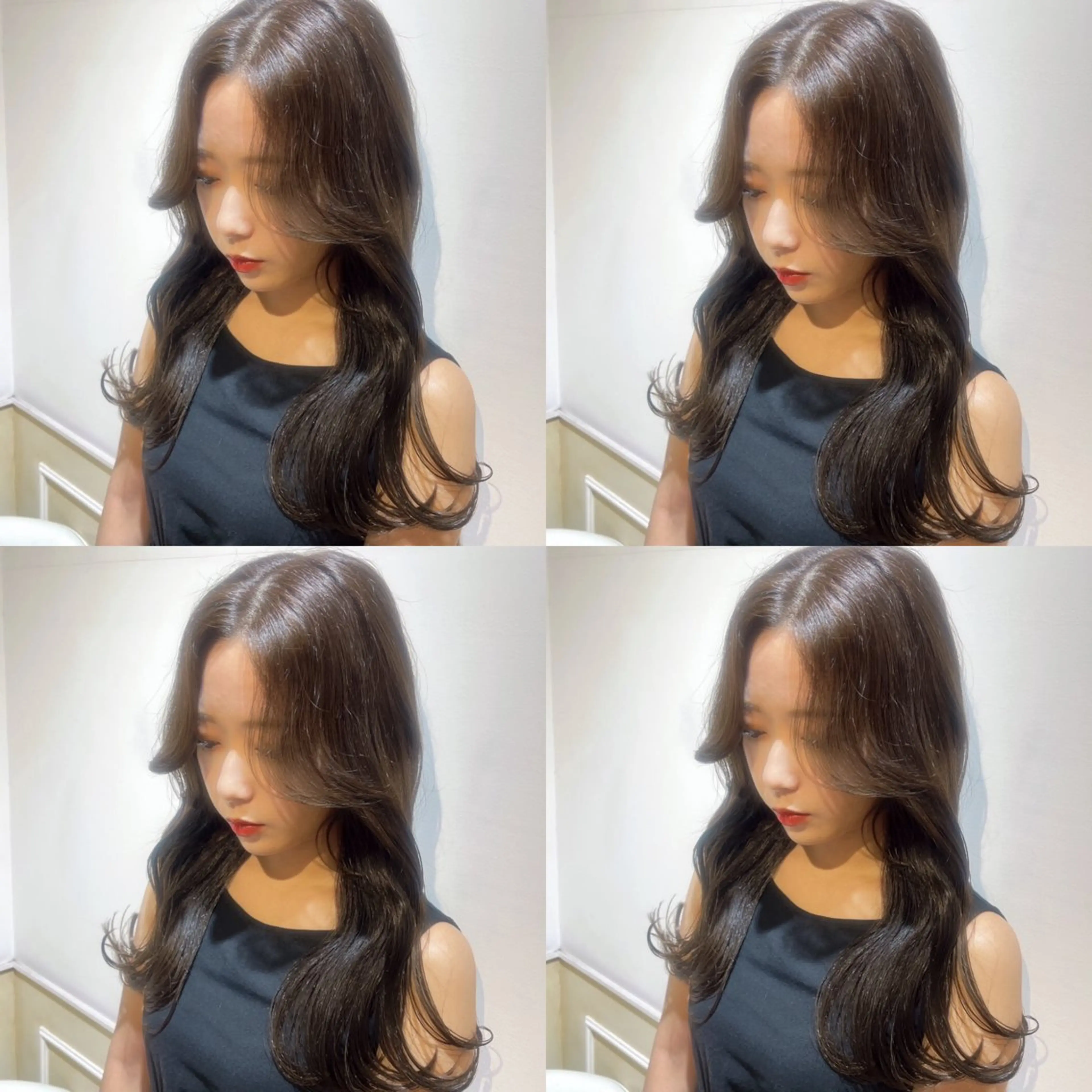 セミロング カラー カット ヘアカラー トリートメント レイヤー×艶髪特化 マネージャー安藤光司のヘアスタイル