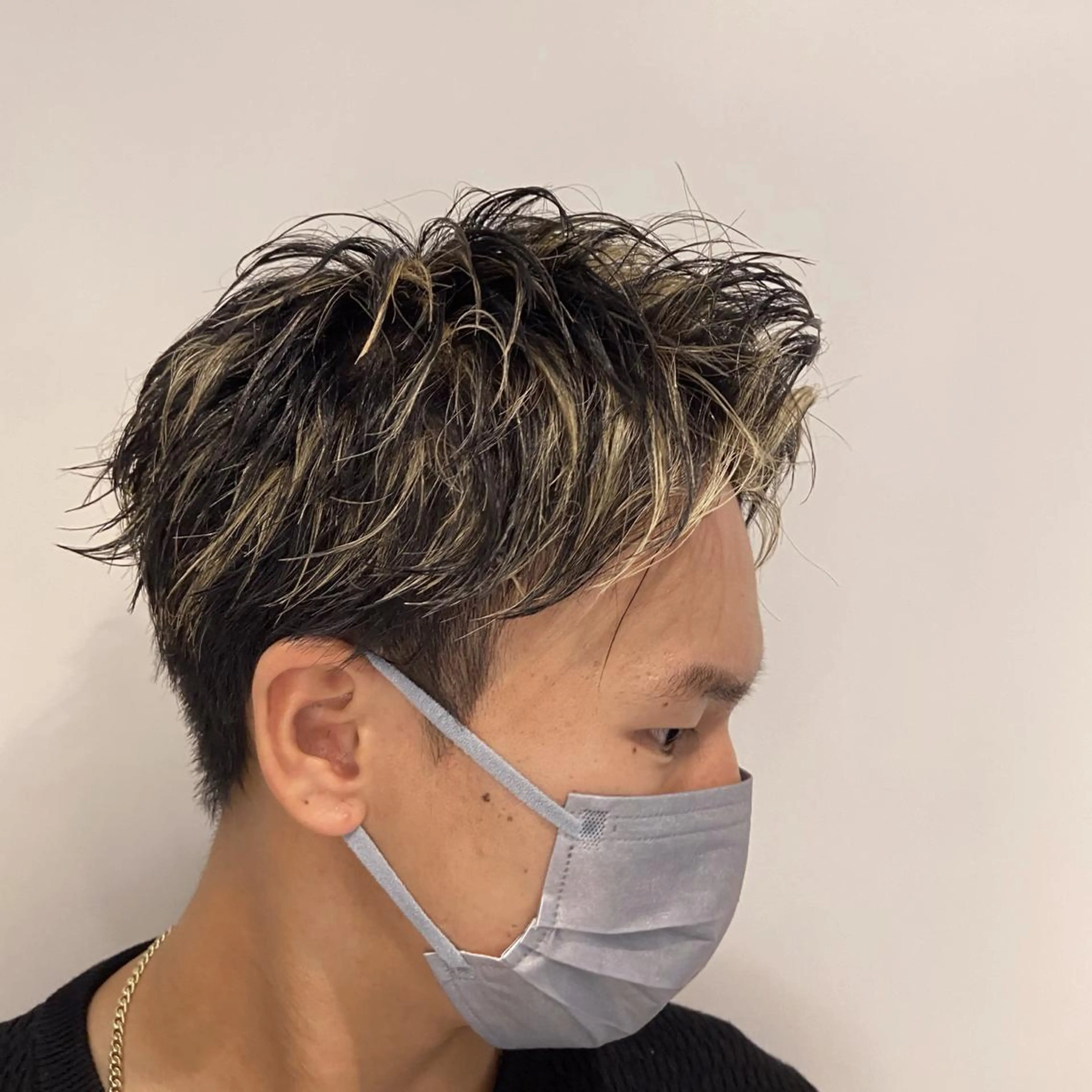 カラー メンズ メンズメッシュ メッシュ メンズ縮毛矯正 ♠️店長下平隼人のヘアスタイル