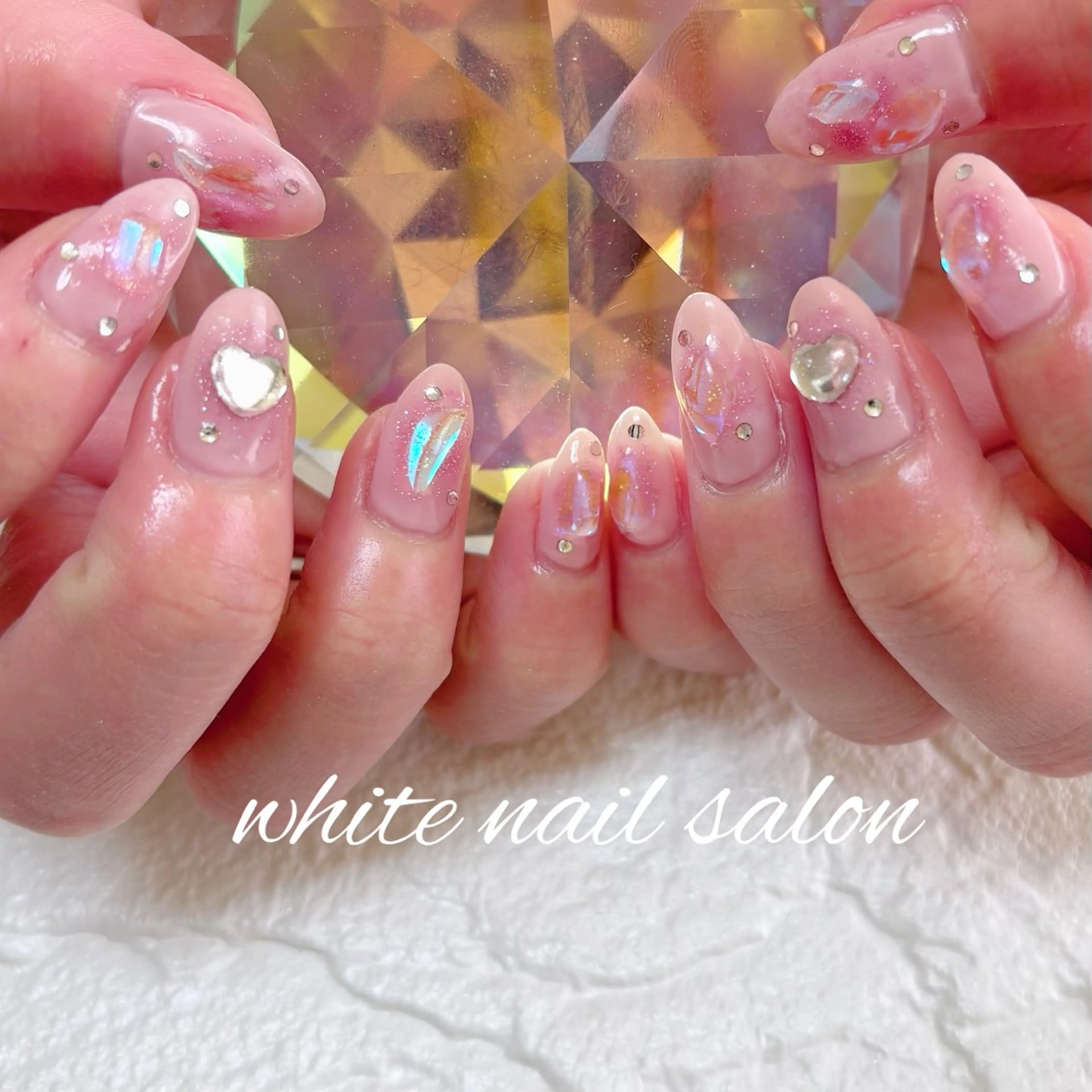 ネイル フットネイル ハンドネイル white nail salonのネイルデザイン