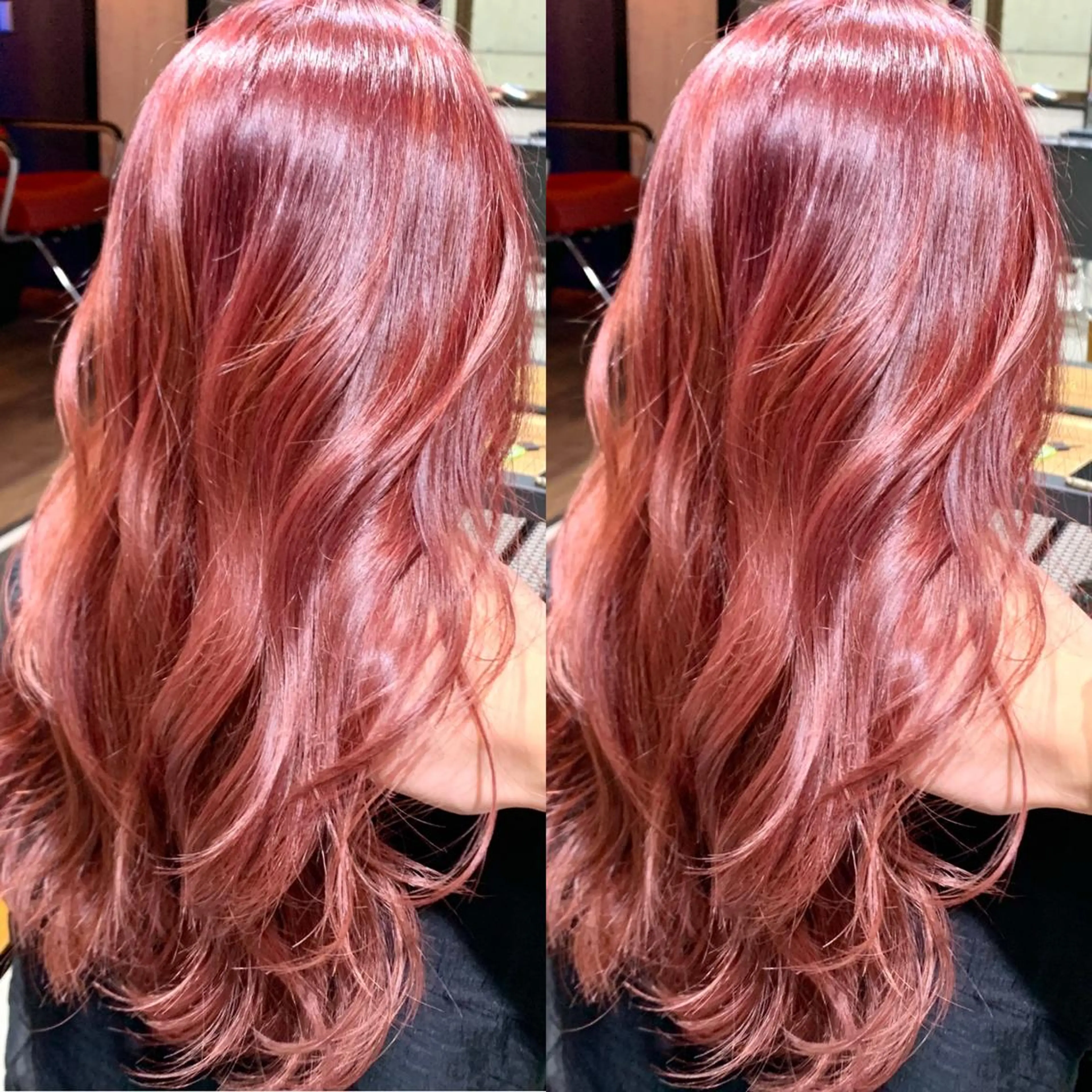 ロング カラー カット ヘアカラー トリートメント 岡崎勇人/レイヤー/ 韓国/ケラチンTRのヘアスタイル