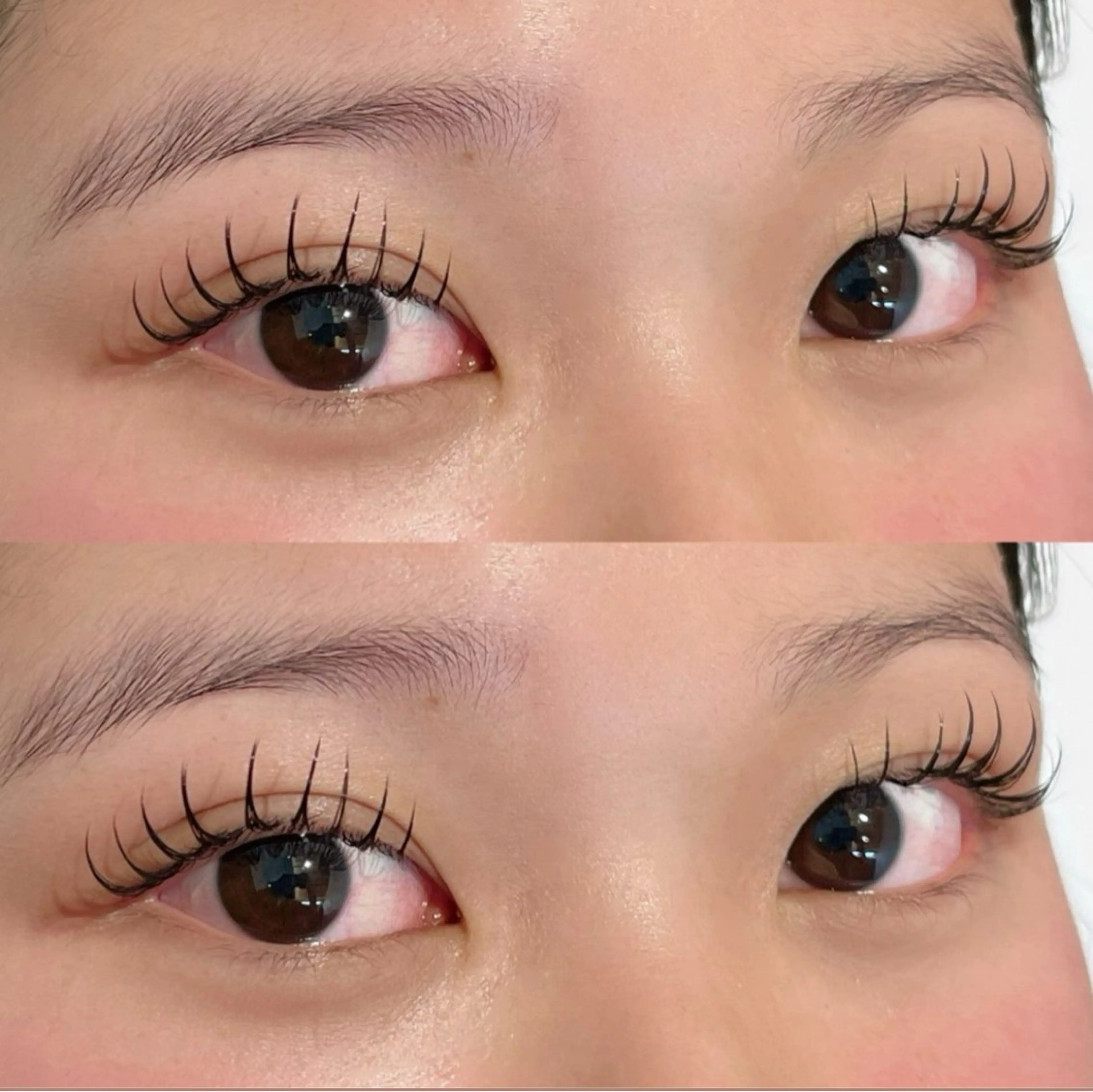 マツエク・マツパ 🎀モテ暖色× 艶カラーちな🎀のマツエク・マツパデザイン