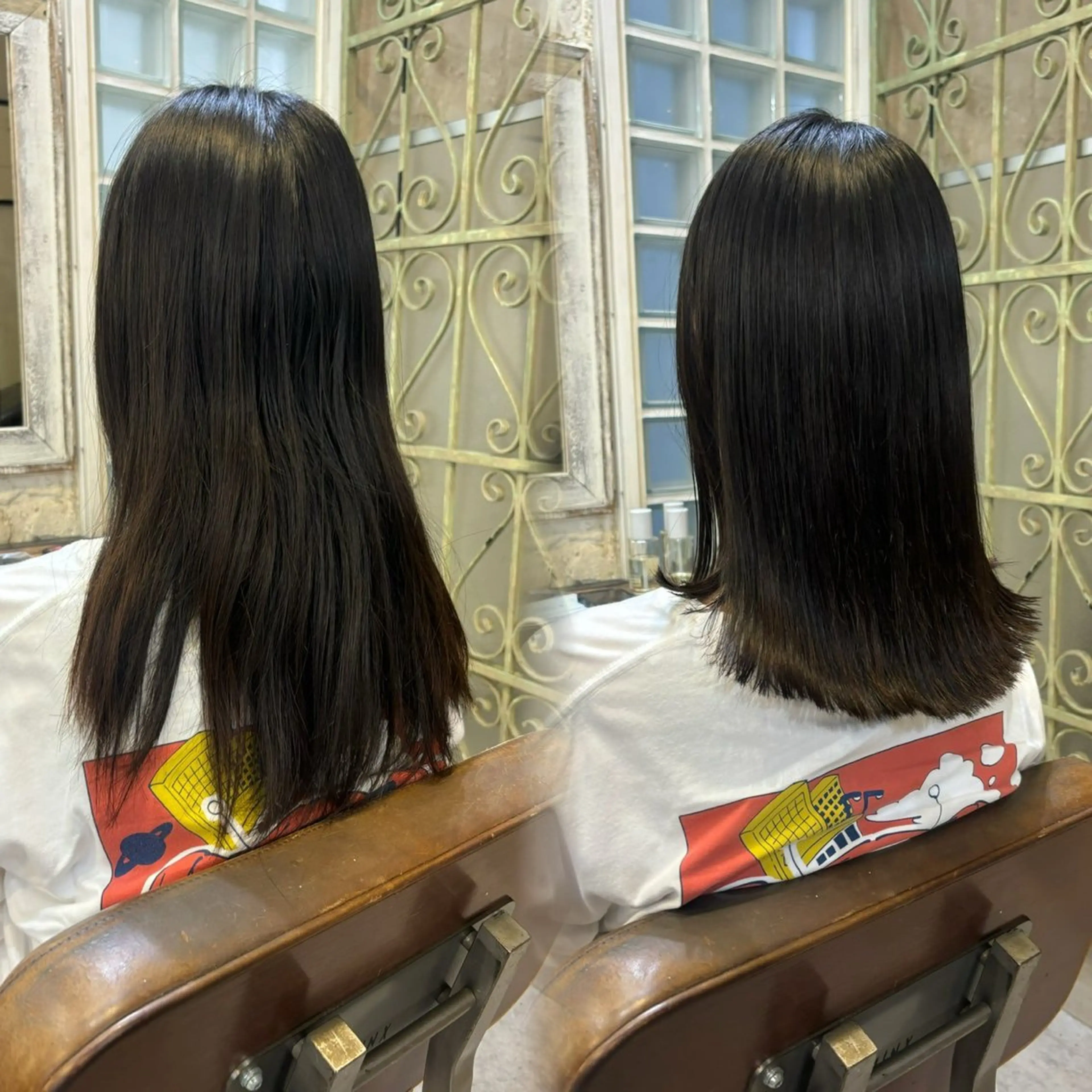 ロング 縮毛矯正 トリートメント 上野 峻典のヘアスタイル