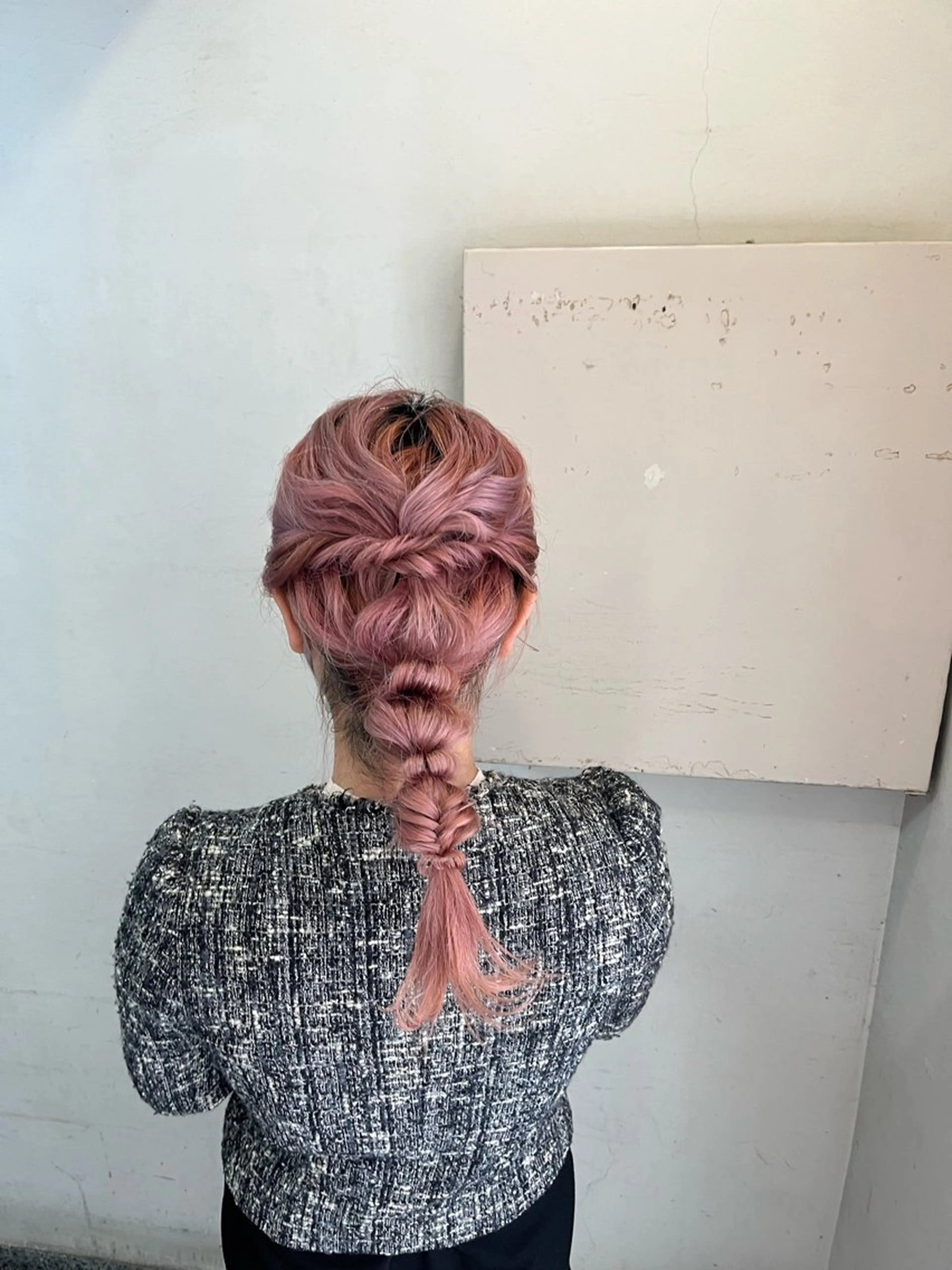 セミロング ヘアアレンジ カラー/ブリーチ✨ ヘアセット/コハルのヘアスタイル