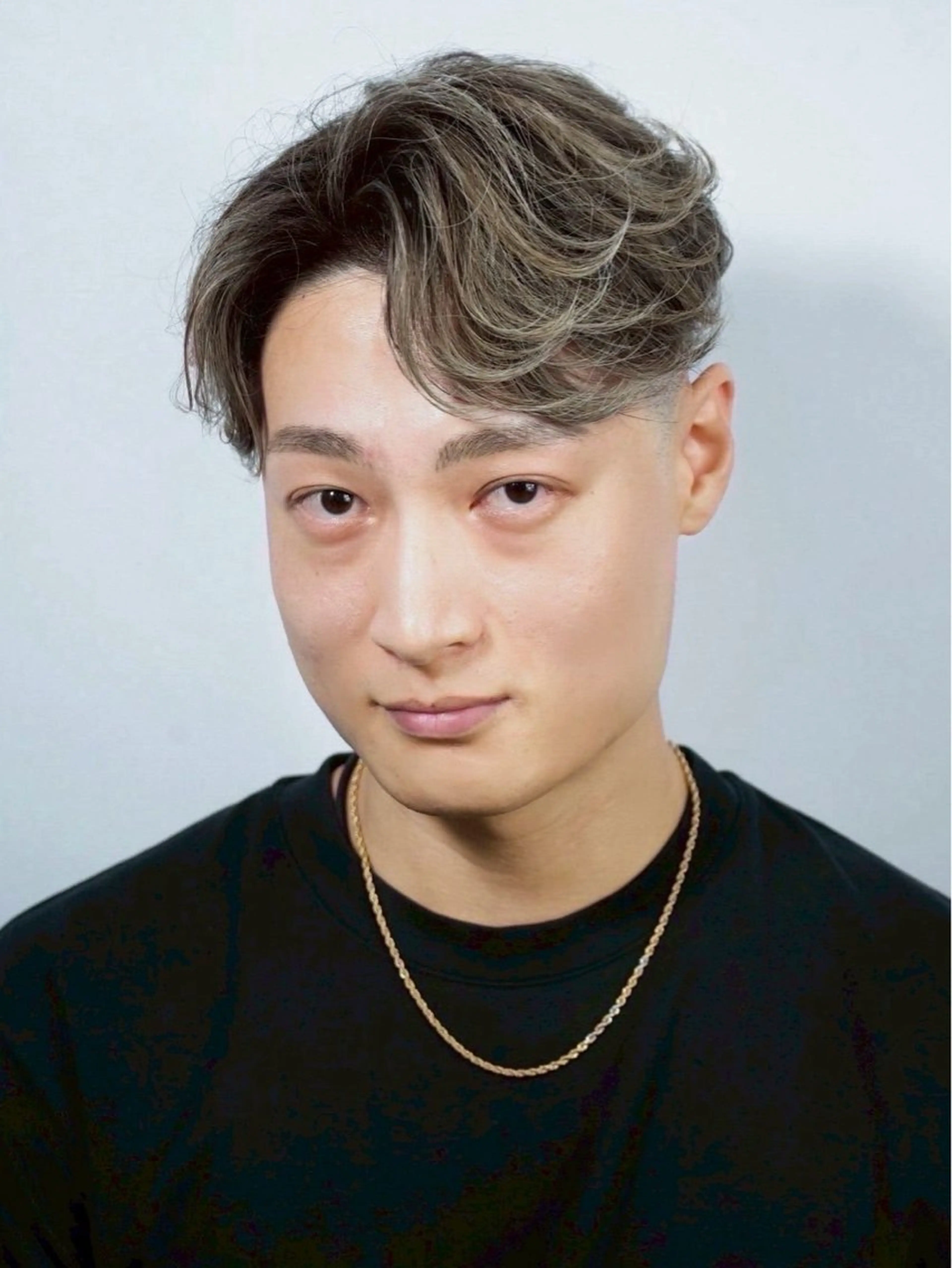 ミディアム メンズ 沖田 瑠音のヘアスタイル