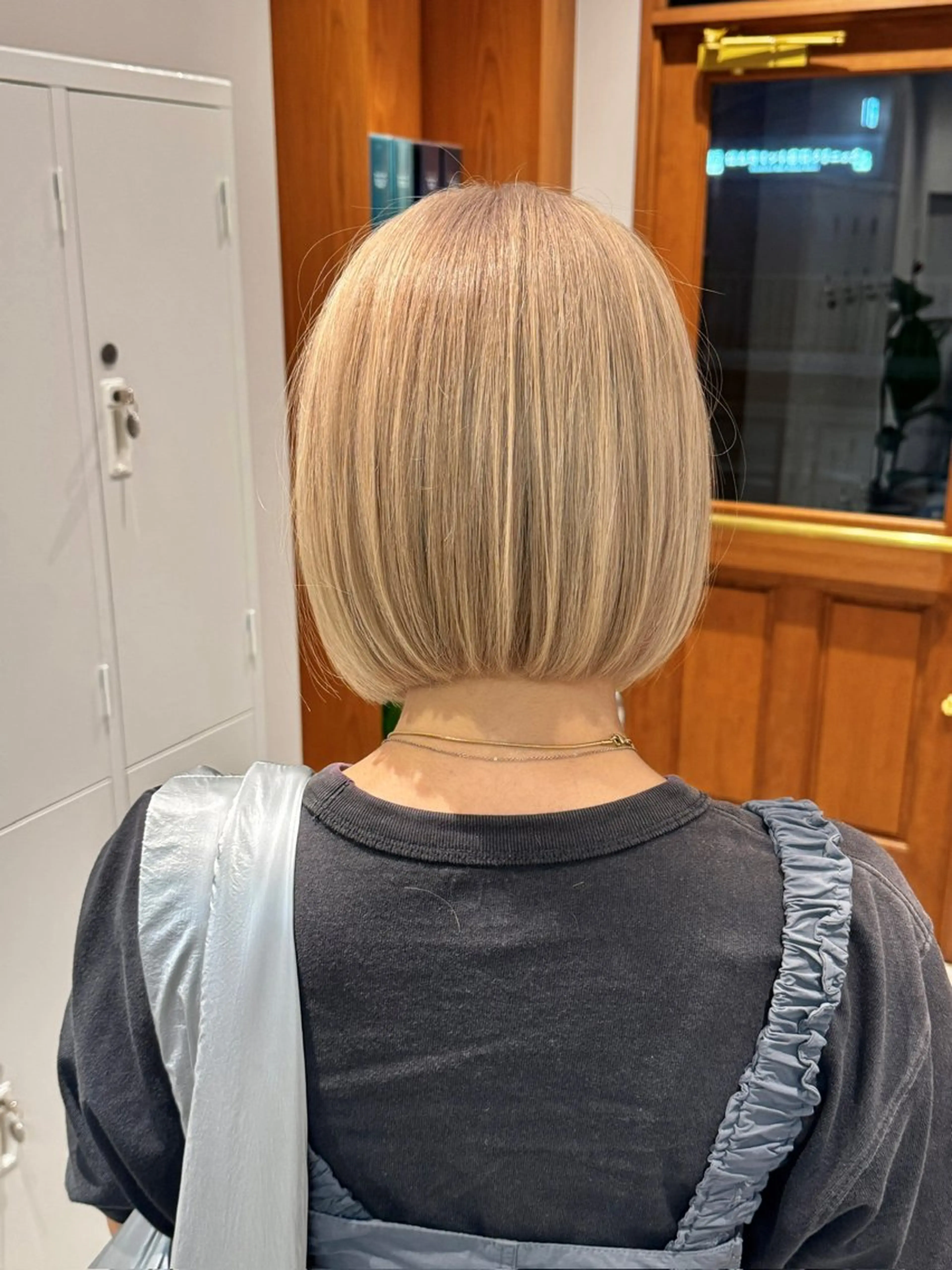 ショート カット ヘアカラー トリートメント 🫧ボブ/地毛風 縮毛矯正/千葉星那のヘアスタイル