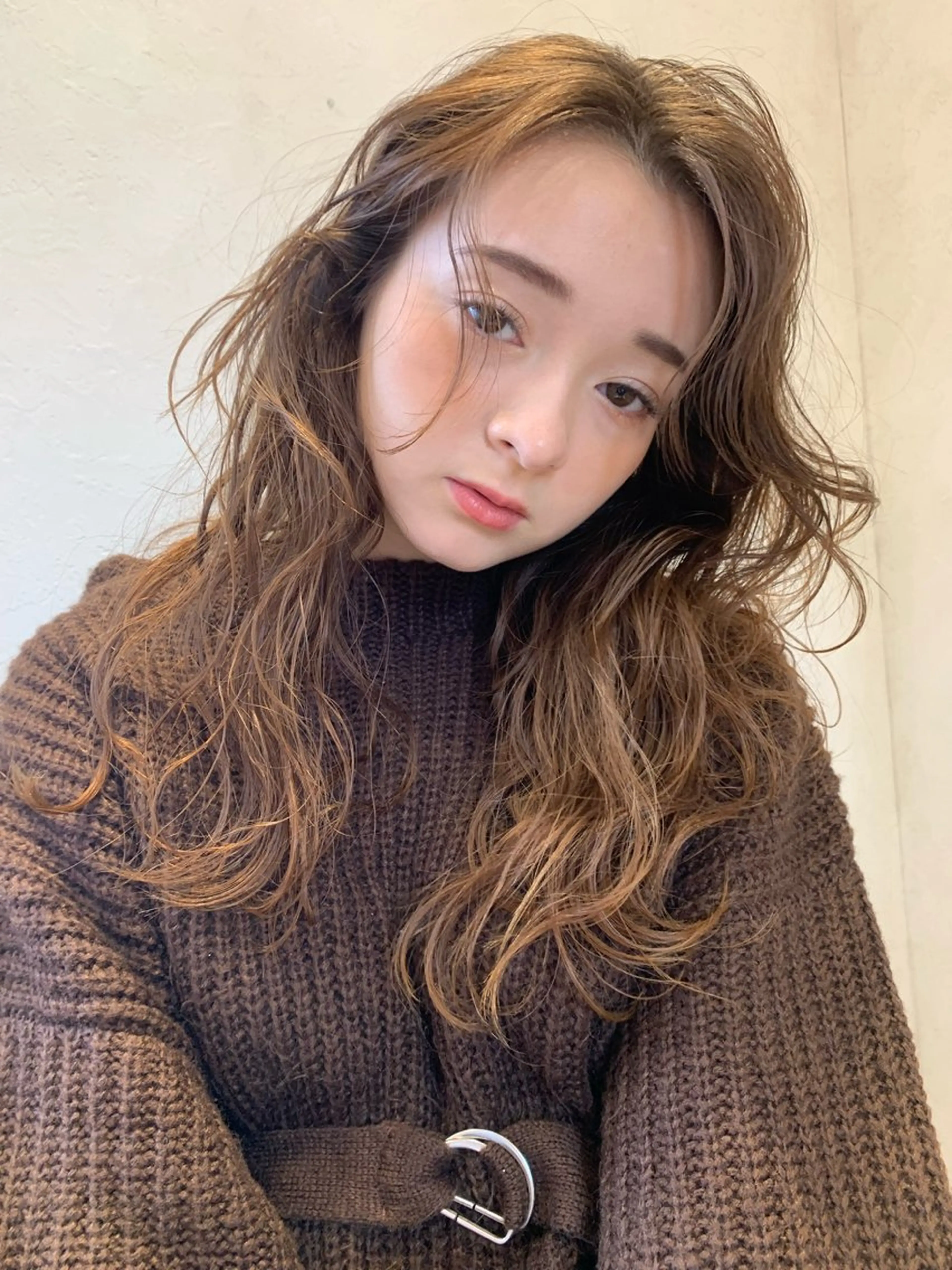 セミロング エイミーバイアフロート所属・Kasuga Sayuriのヘアスタイル