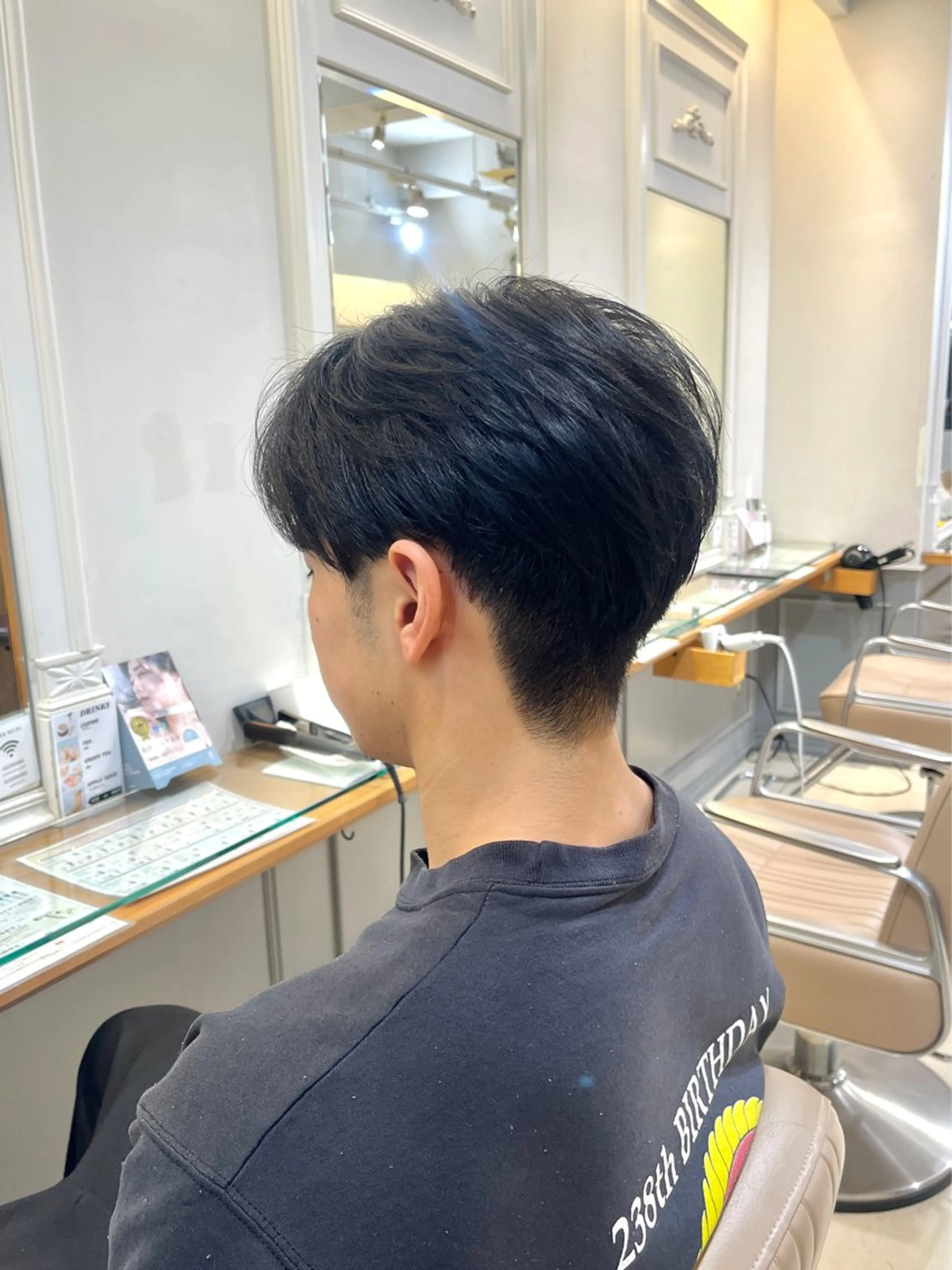 メンズ センターパート 刈り上げ メンズパーマ/ 横浜/佐藤桃香 🦥のヘアスタイル