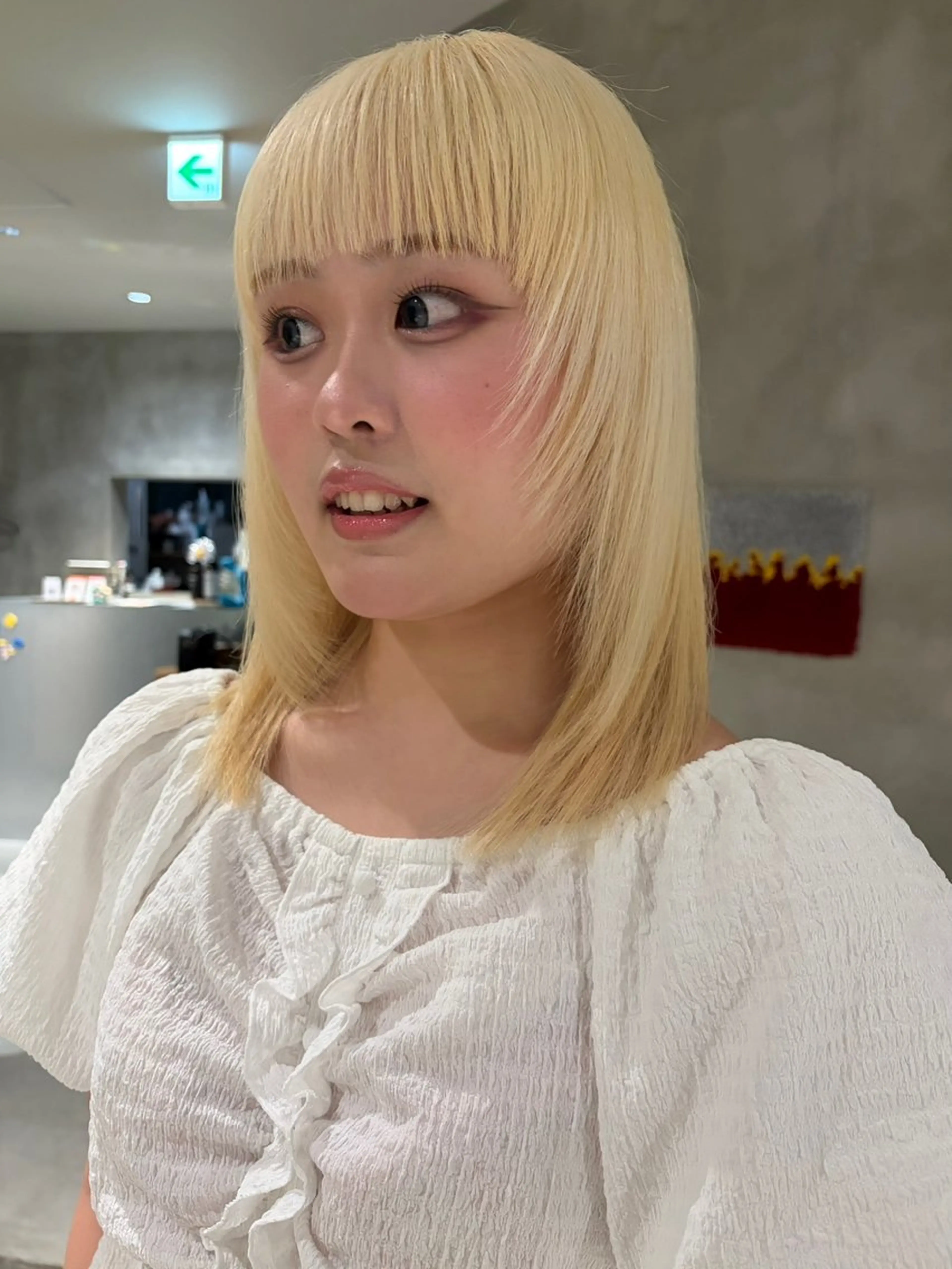 ミディアム ヘアカラー 大阪/心斎橋/堀江 /新規大募集/ちひろのヘアスタイル