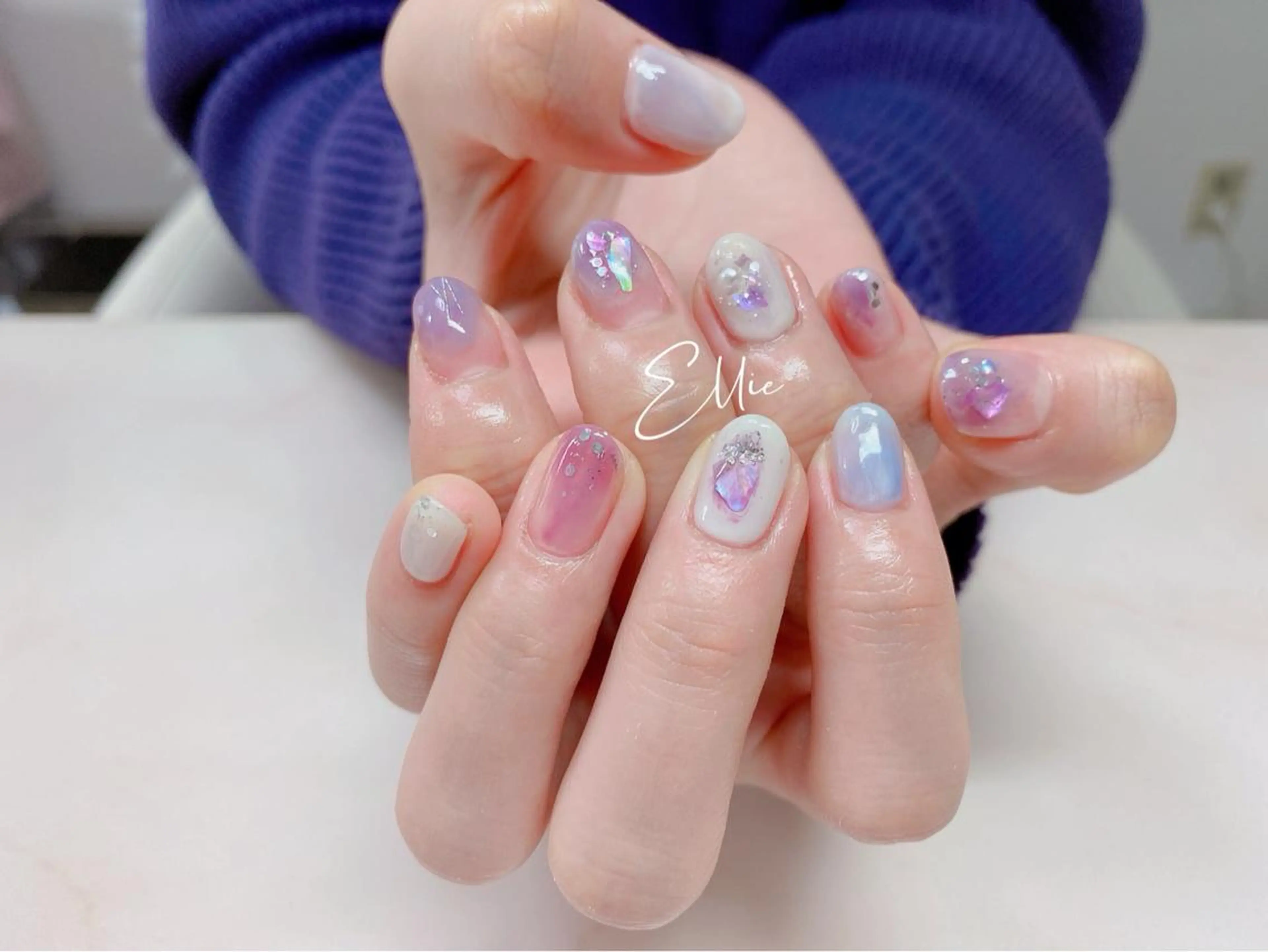 ネイル ハンドネイル ハンドケア 閨匠ビューティサロン 新橋店♡Ellieのネイルデザイン