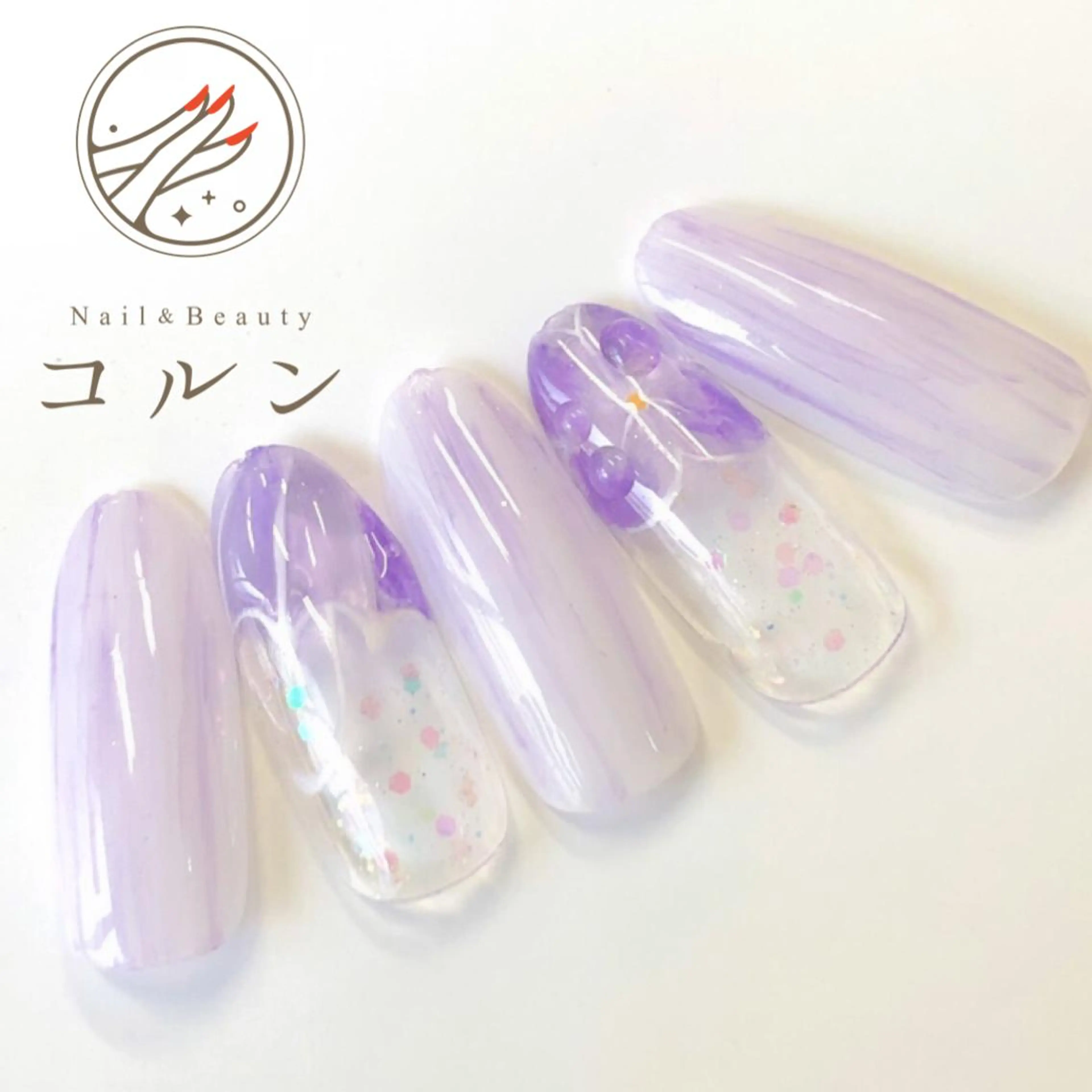 ネイル ハンドネイル フットネイル NailBeauty コルンのネイルデザイン