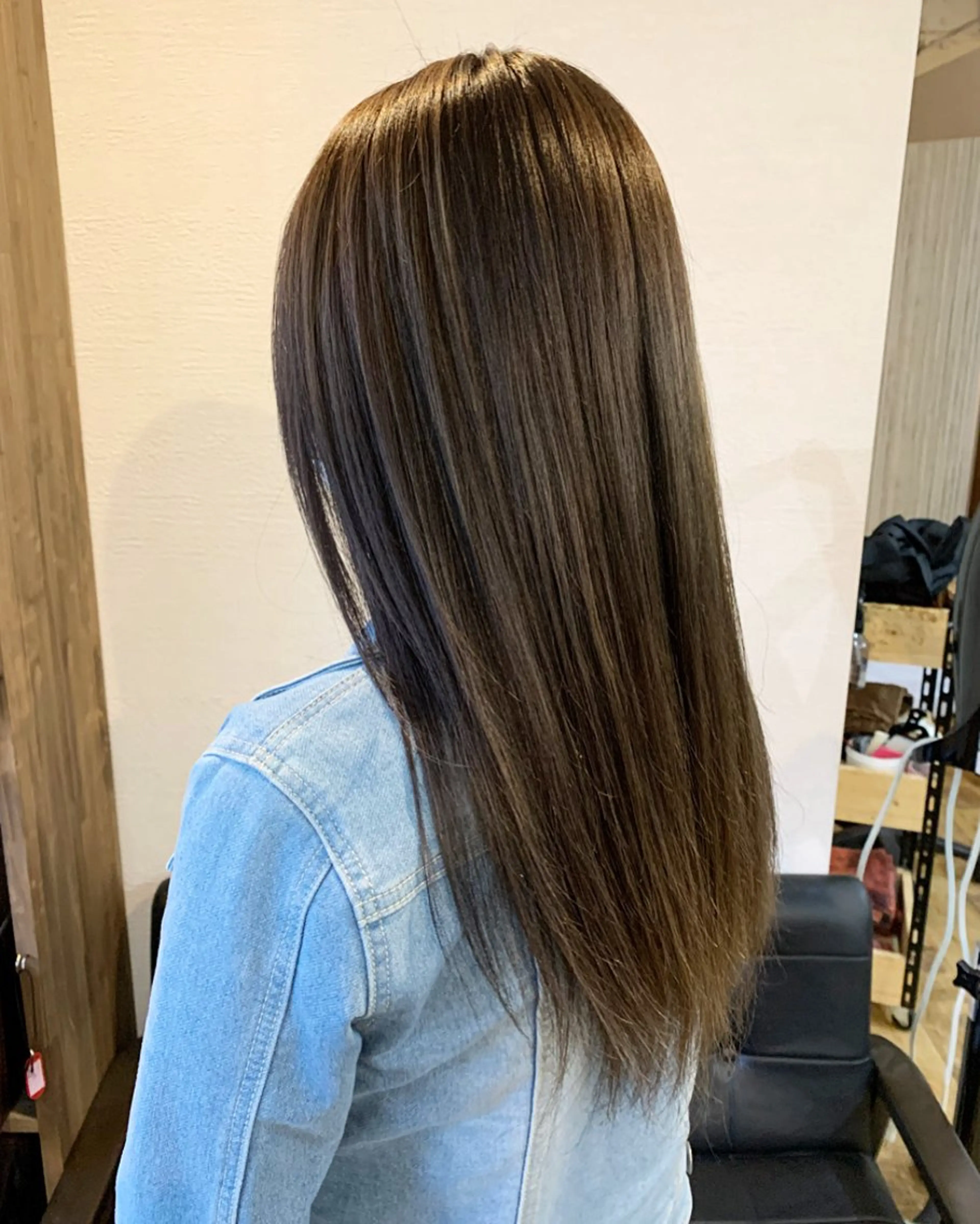 ロング ヘアカラー トリートメント 藤本 翔己のヘアスタイル