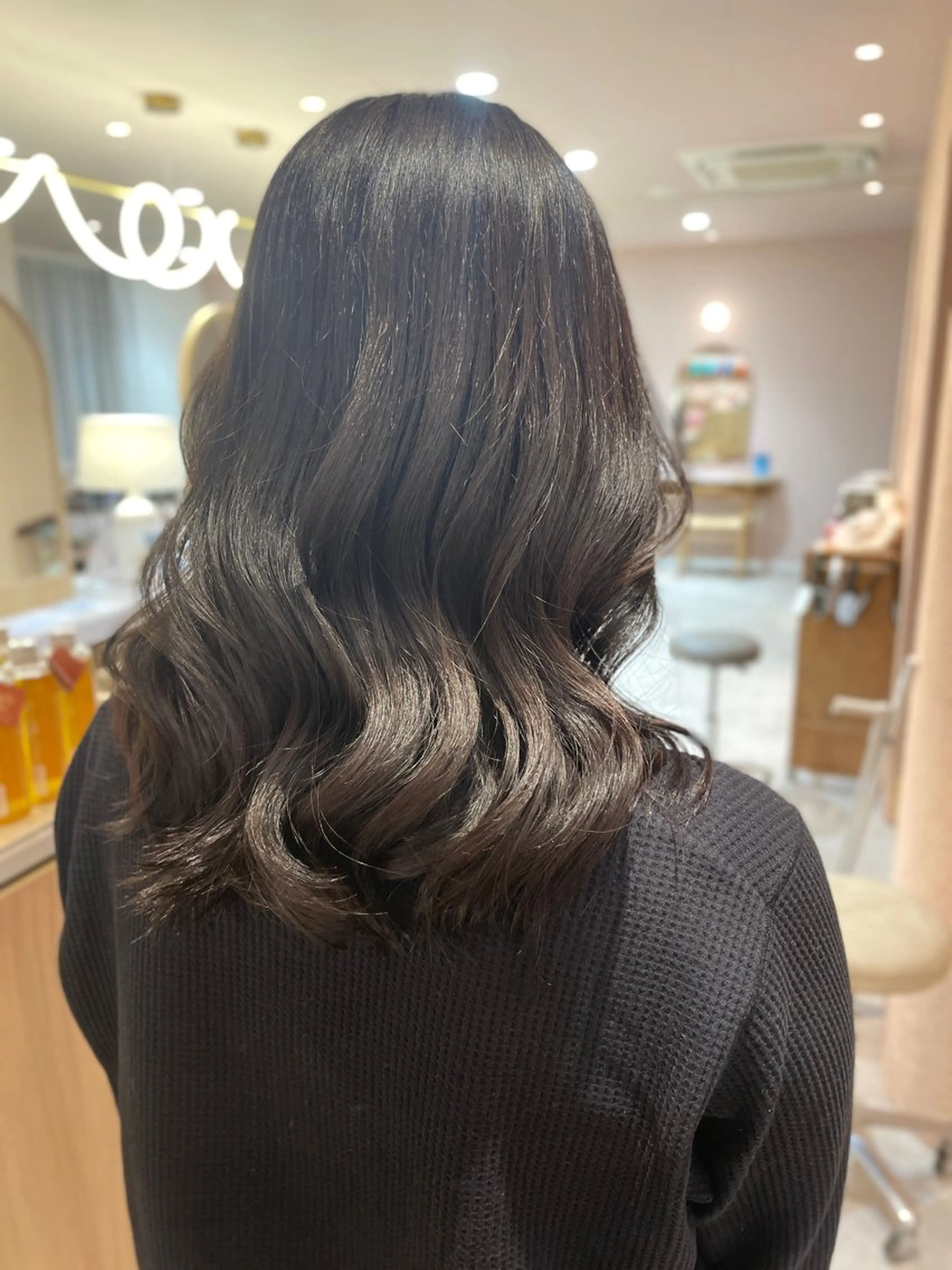 セミロング カラー ヘアカラー merc.🐰澤田 凜のヘアスタイル