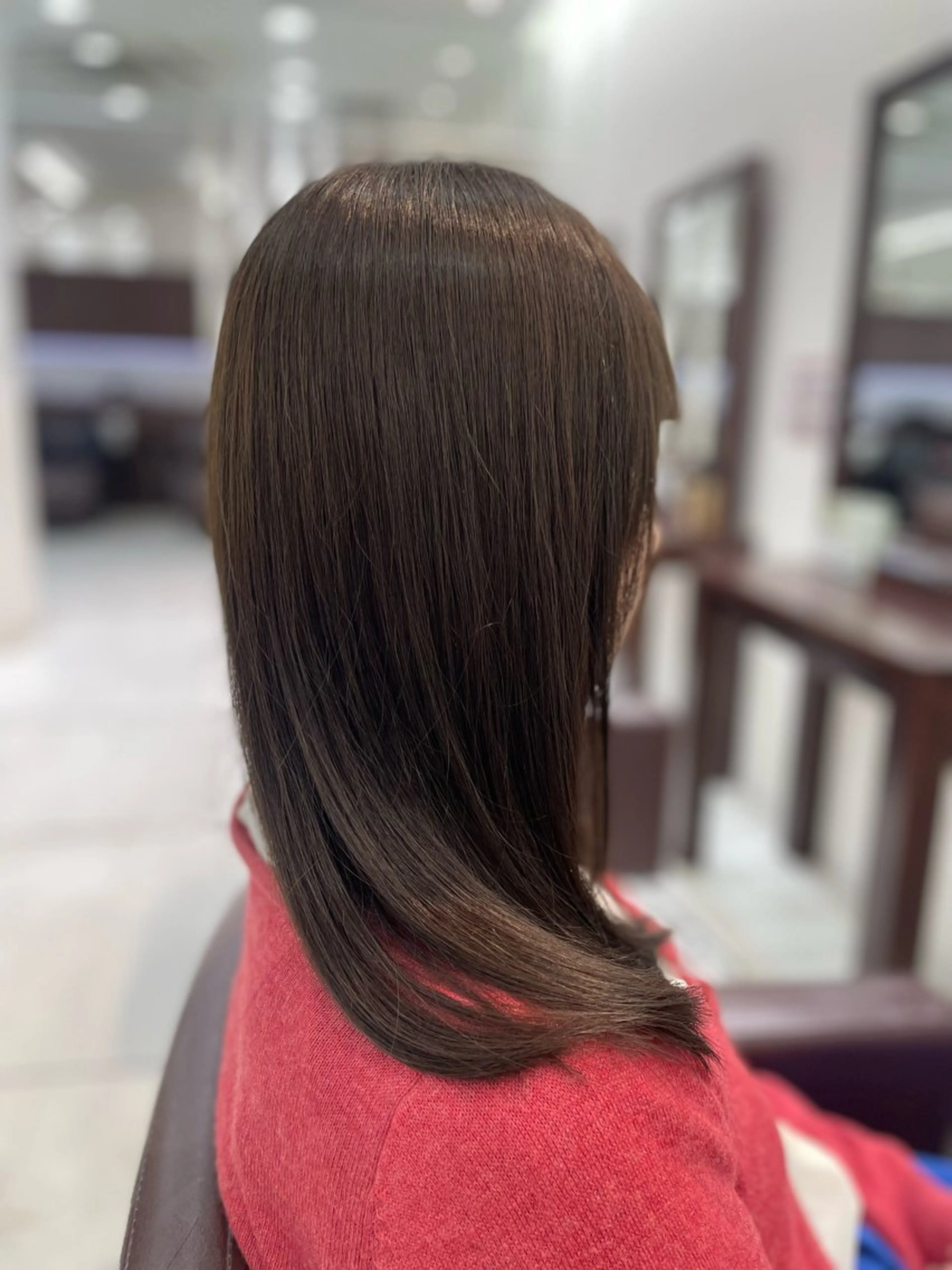 セミロング カラー ブラウンカラー オリーブブラウン 【千葉駅南口歩1分】 MAKAのヘアスタイル