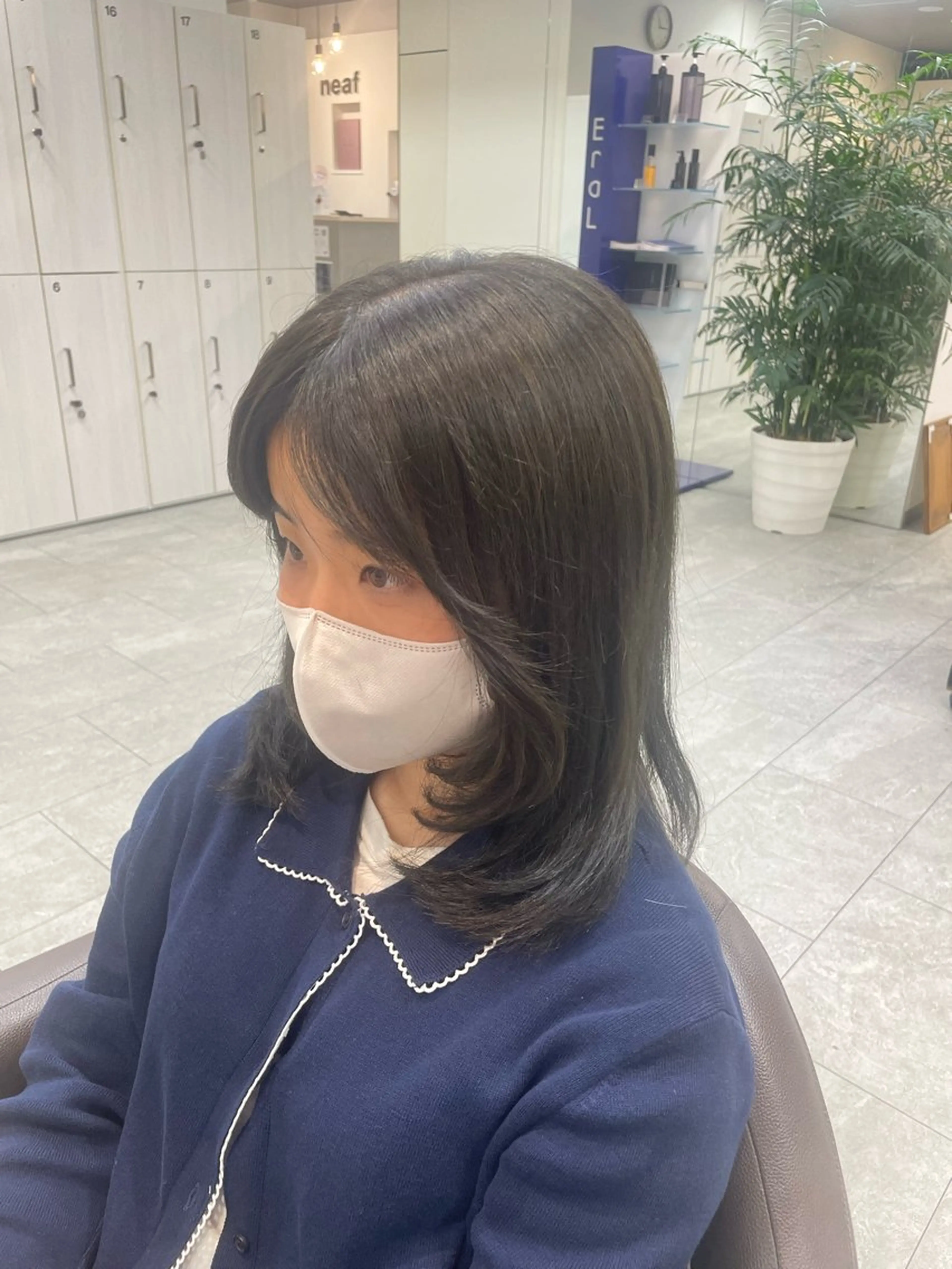 ミディアム カット ヘアカラー ミディアム/ボブ 六本木/佐藤ゆり🎀のヘアスタイル