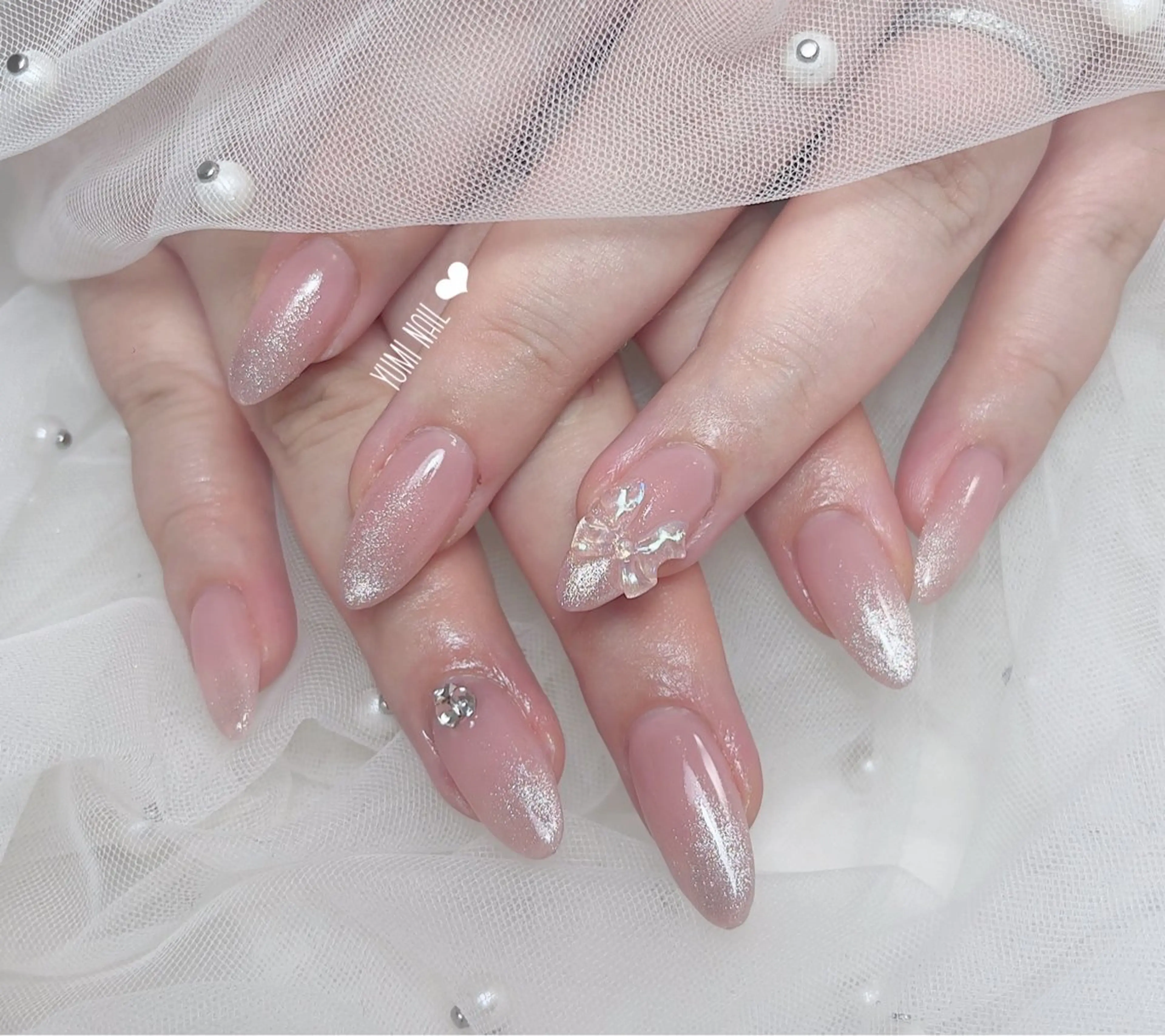 ネイル 𝐲𝐮𝐦𝐢🎀 長さ出しデザイン専門のネイルデザイン