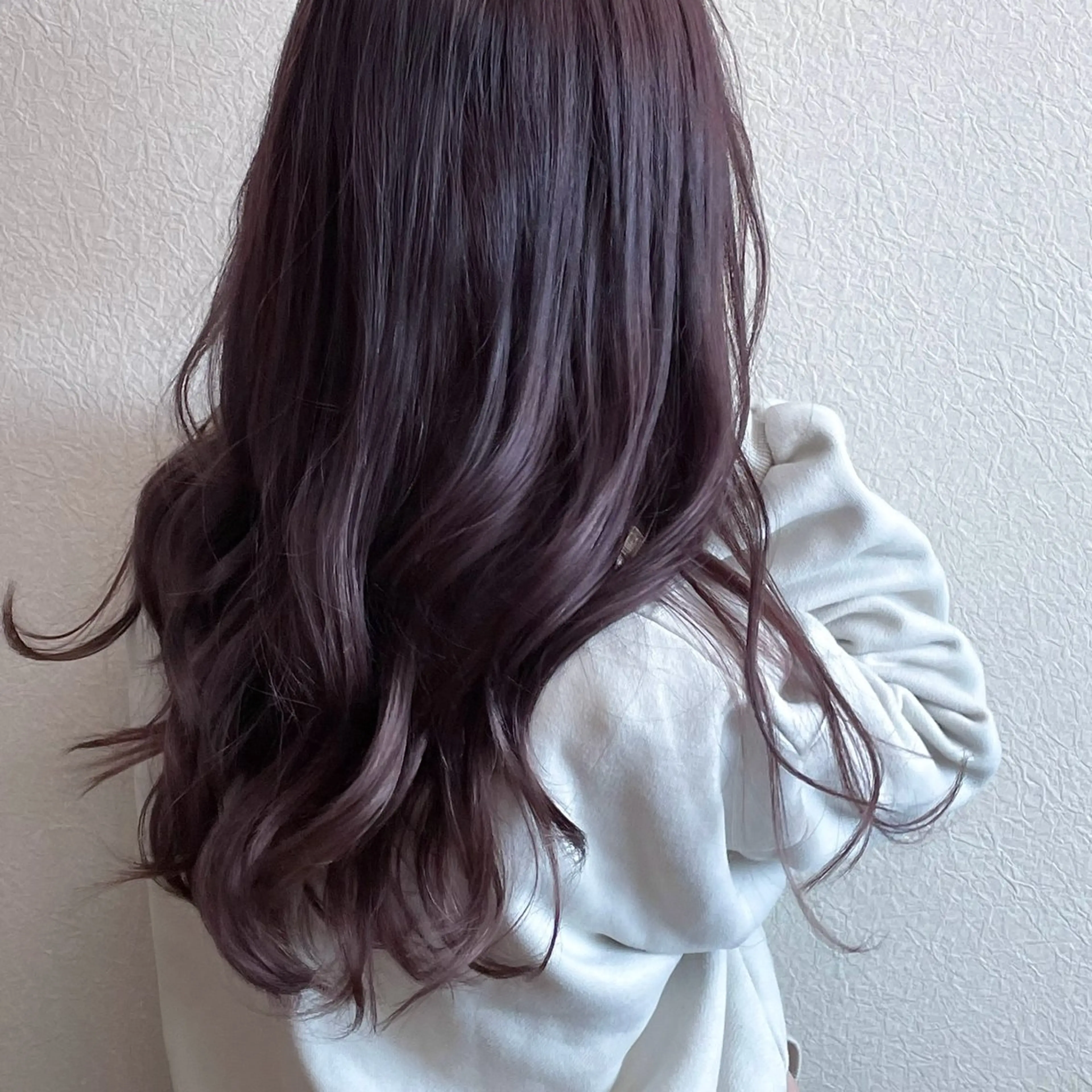 ロング カラー カット ヘアカラー トリートメント 艶髪韓国ヘア 💘小笠原涼華のヘアスタイル