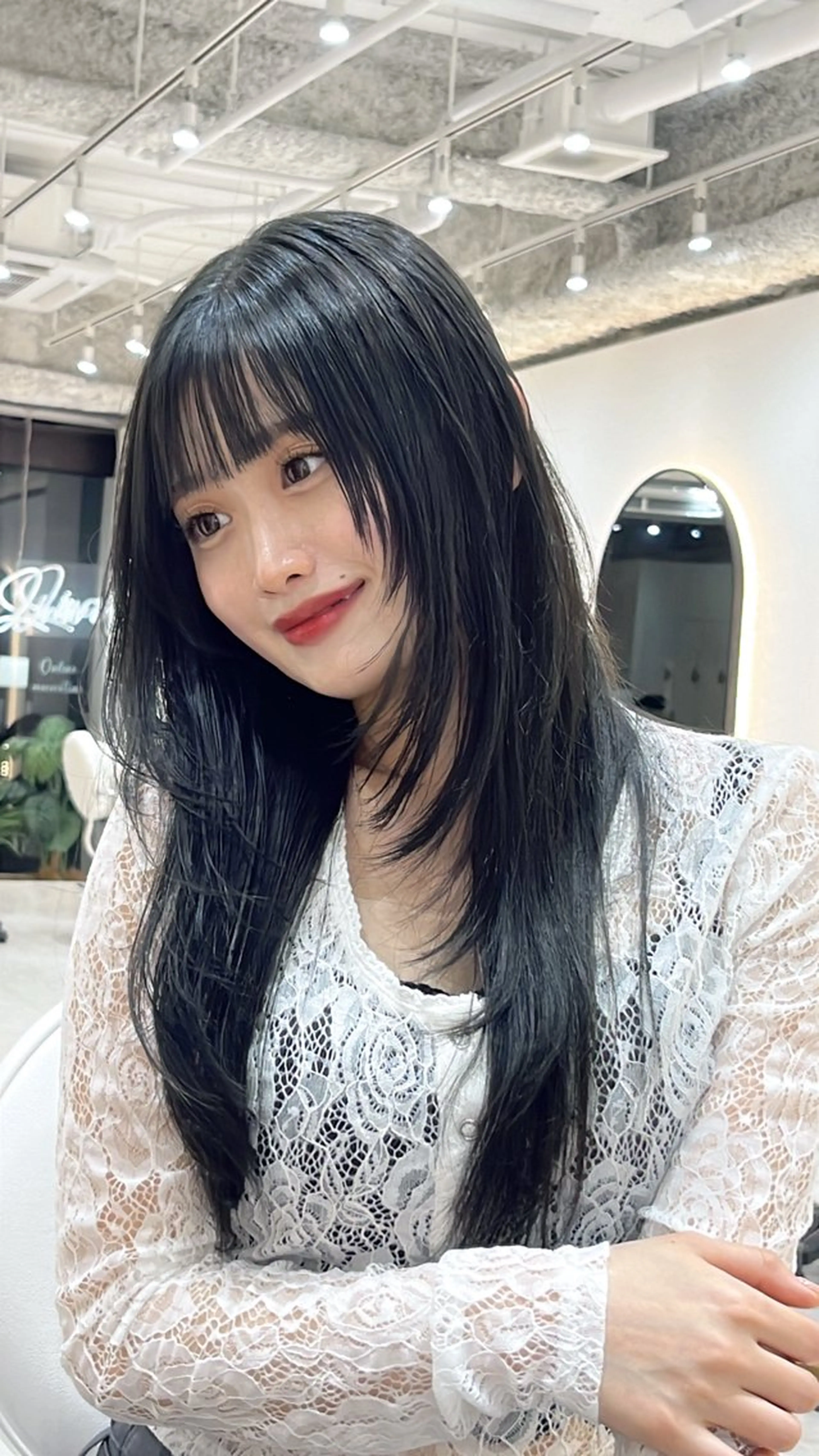 ロング 学生人気No1🩶 韓国風/艶髪/輝士のヘアスタイル