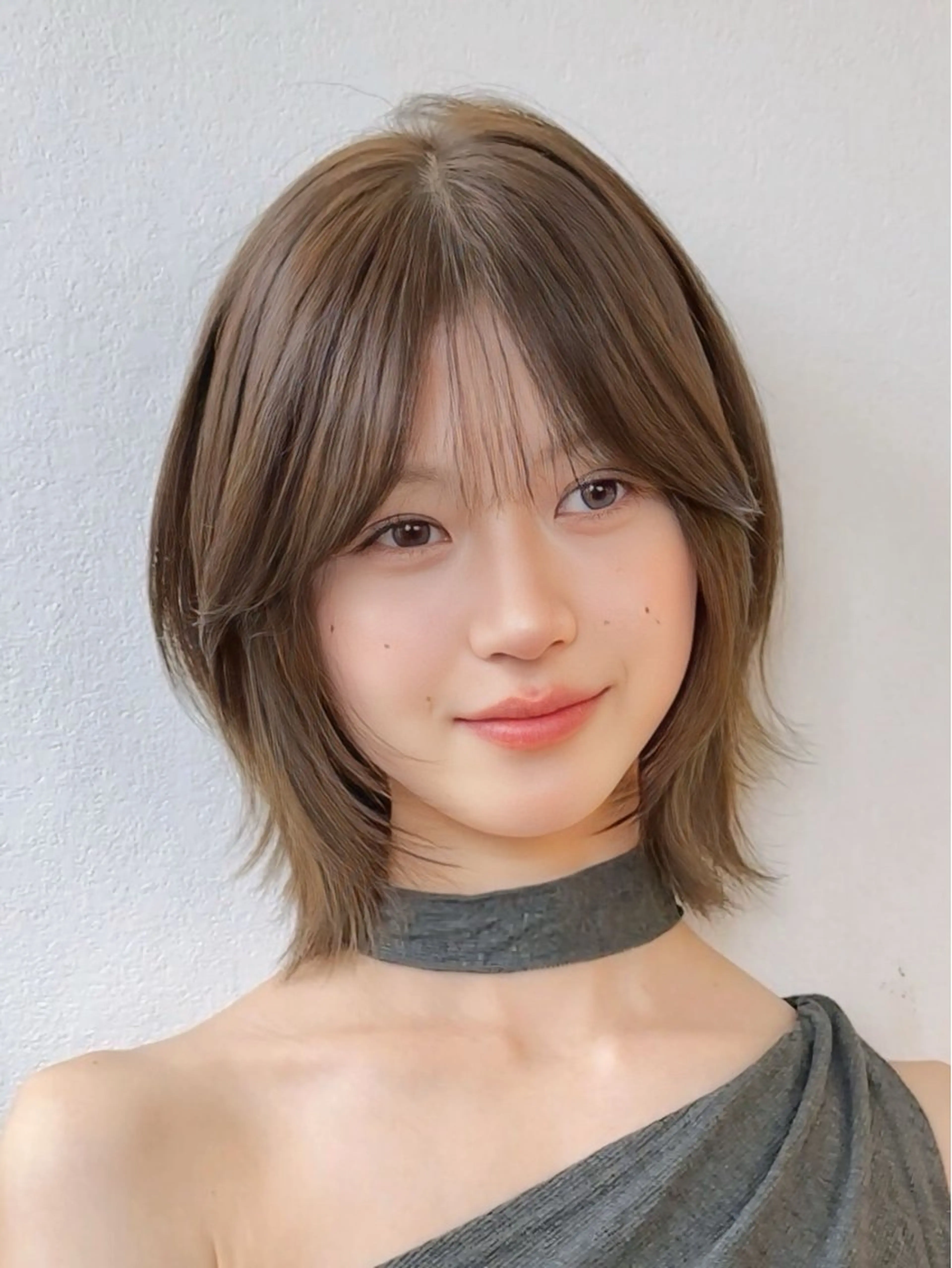 ショート カラー カット ヘアカラー トリートメント Lond Bloom 天神ショート/ボブのヘアスタイル