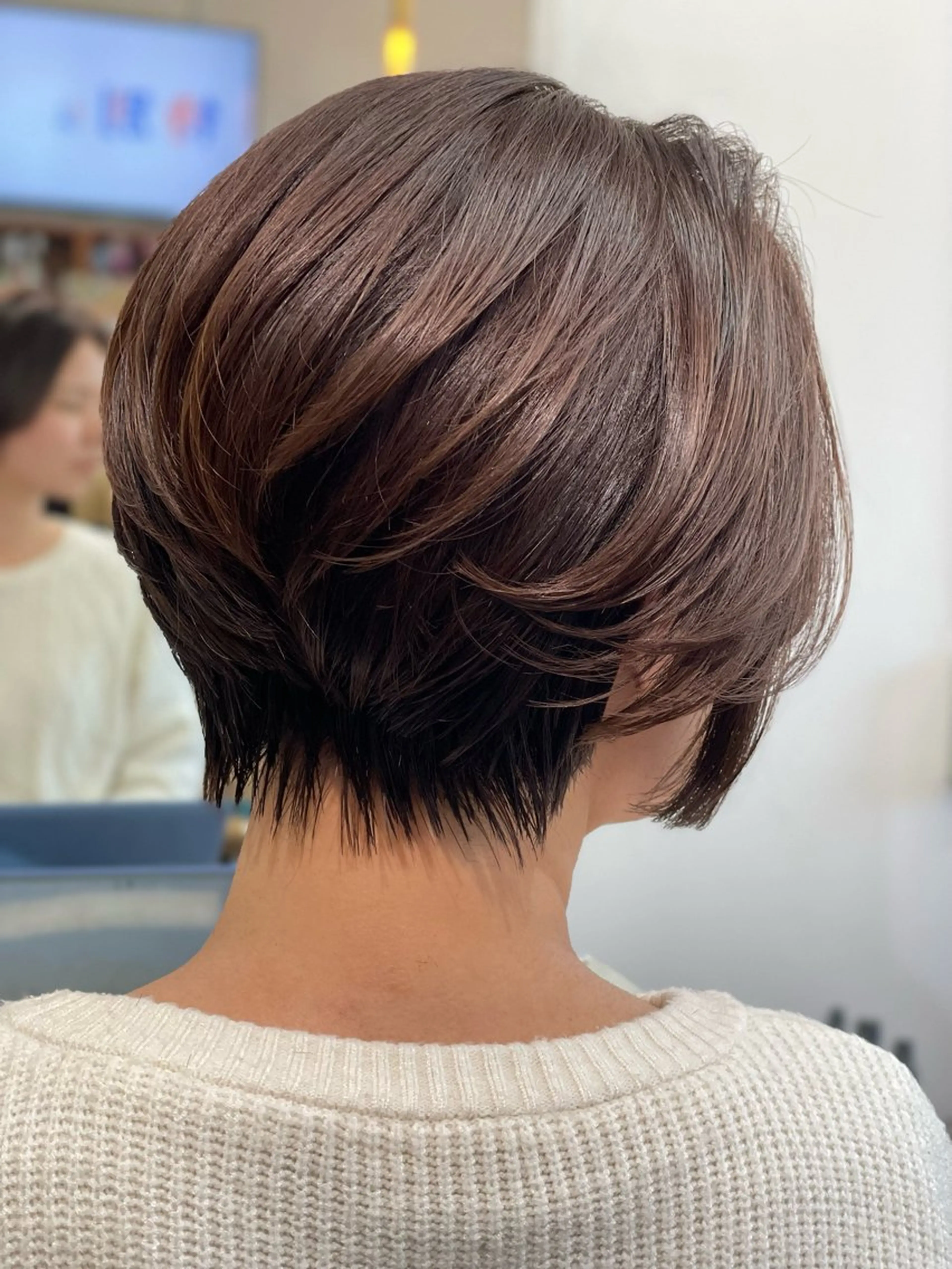 ショート カラー 丸みショート アッシュ ショートヘア Snaly カラー特化ページのヘアスタイル