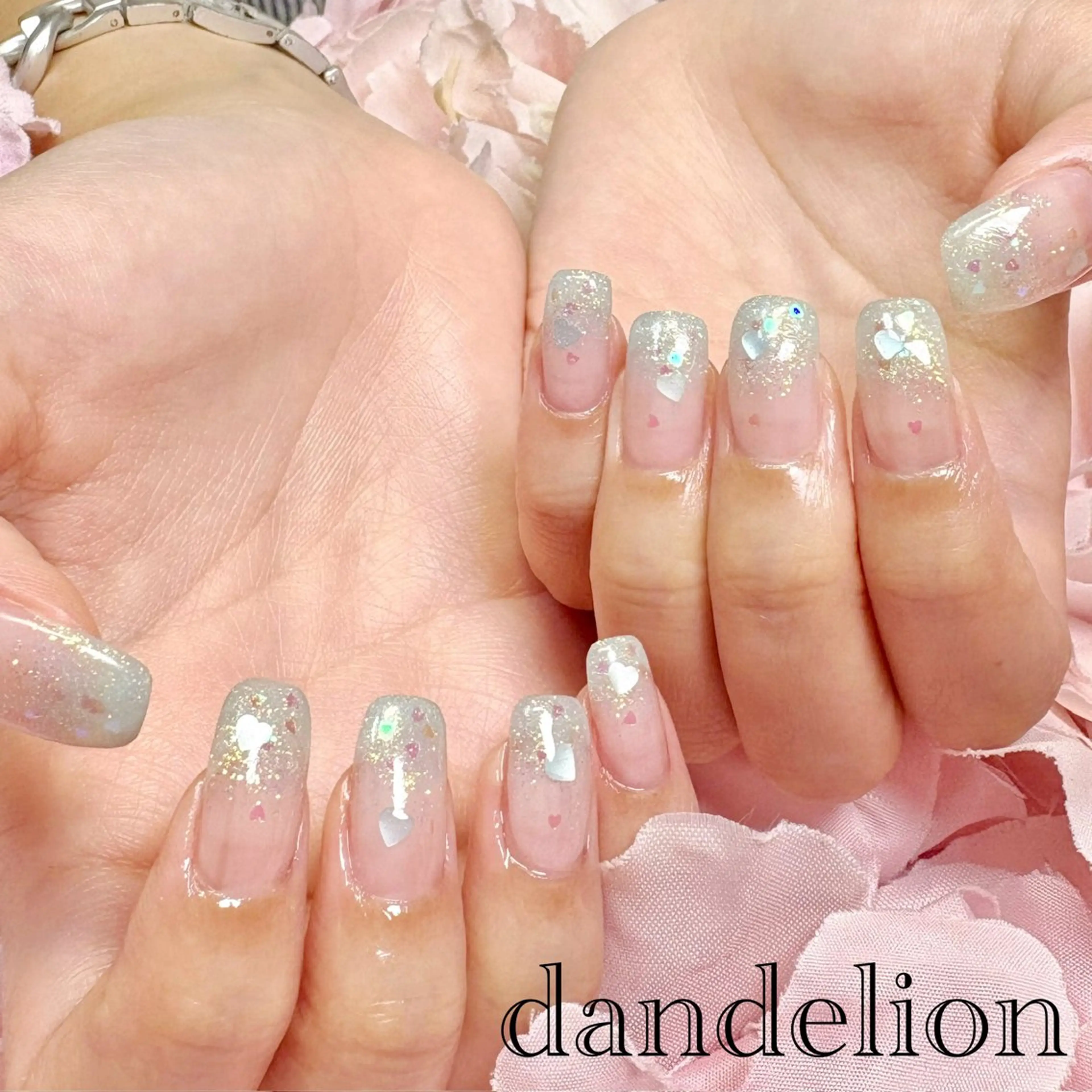 ネイル ハンドネイル ハンドケア dandelion ダンデライオンのネイルデザイン