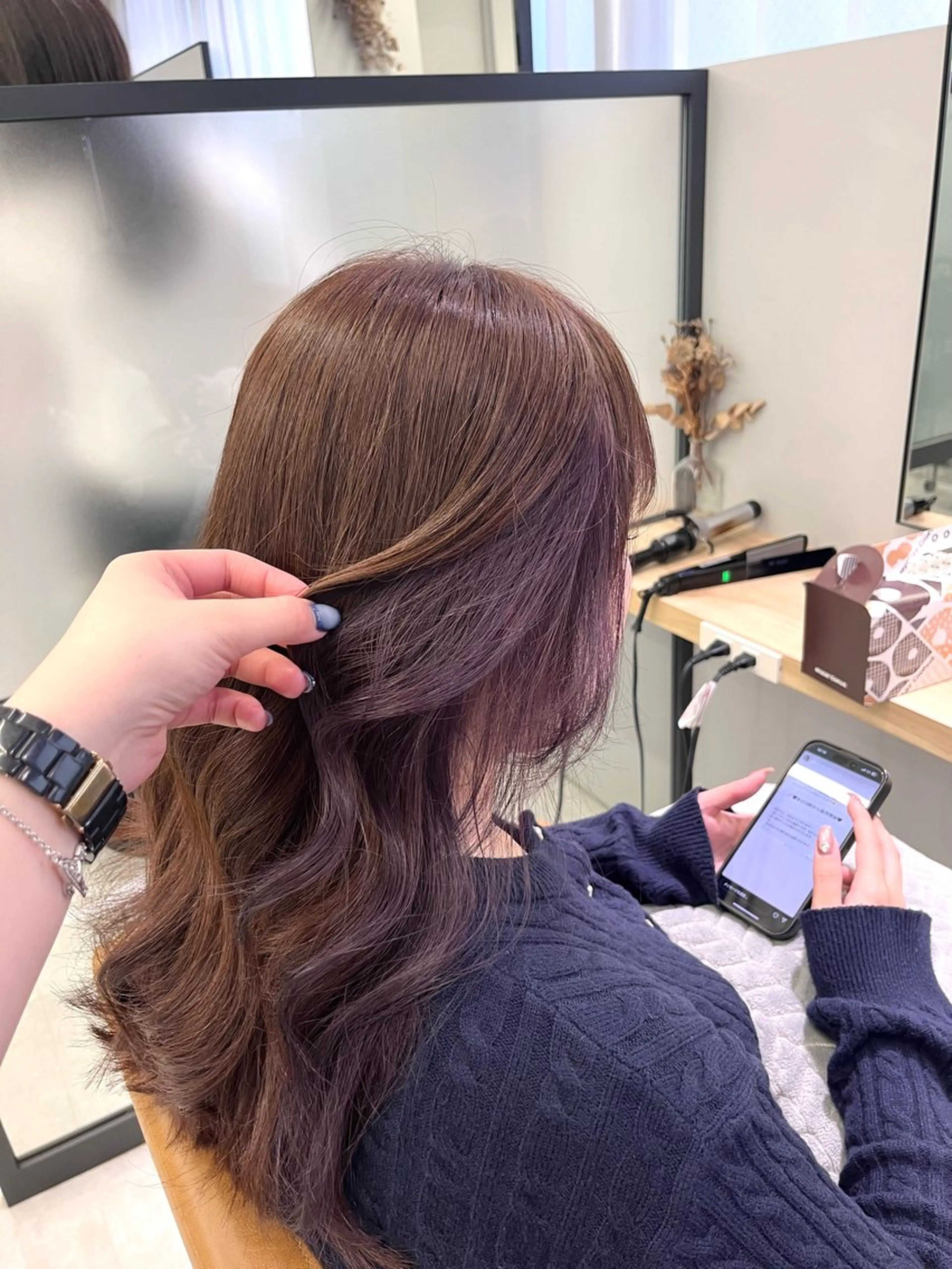 ロング 木寺 樹莉のヘアスタイル