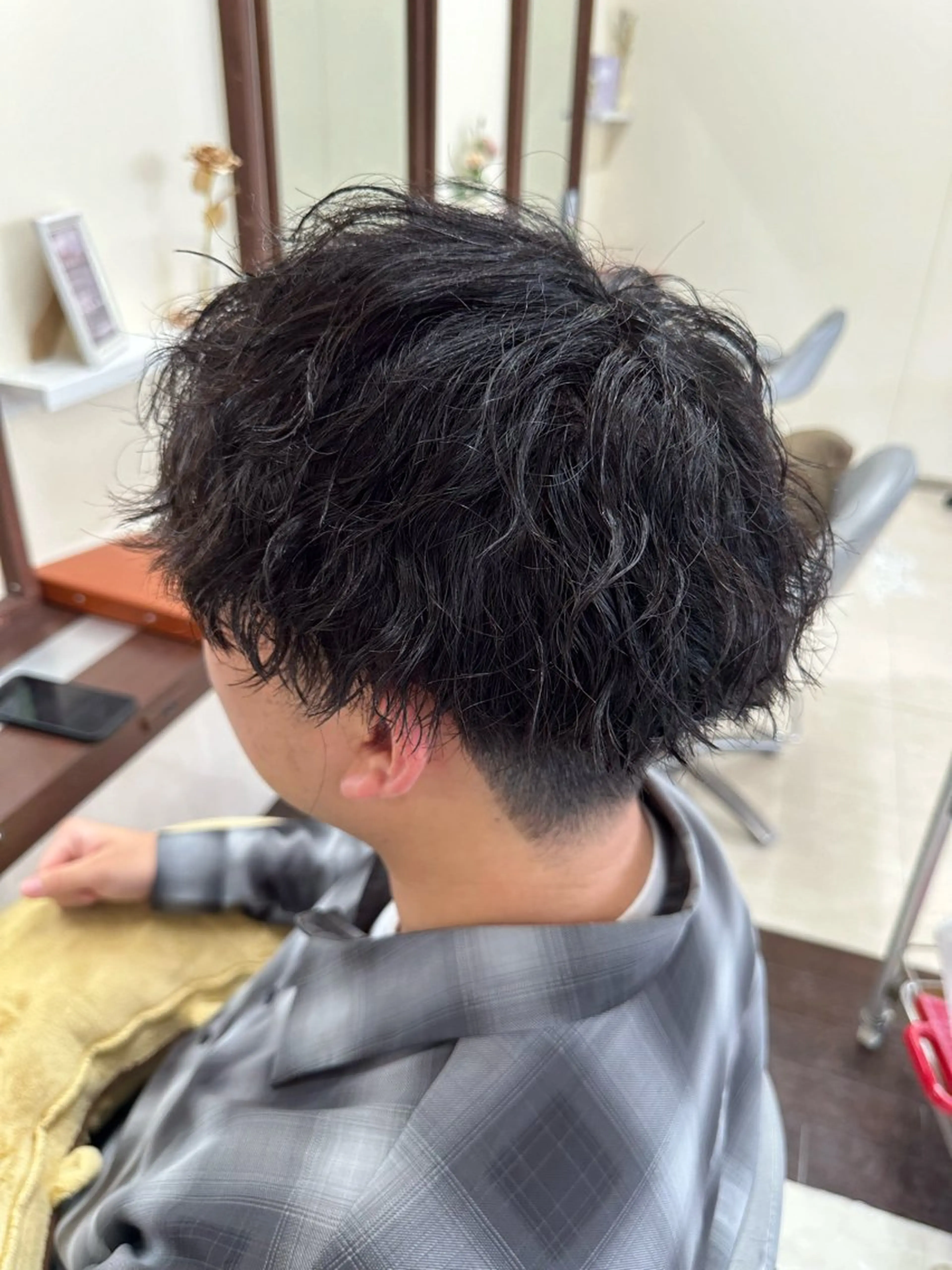 ショート カラー パーマ メンズ カット パーマ ヘアセット 毎月230人担当/ メンズヘア/清和武虎のヘアスタイル