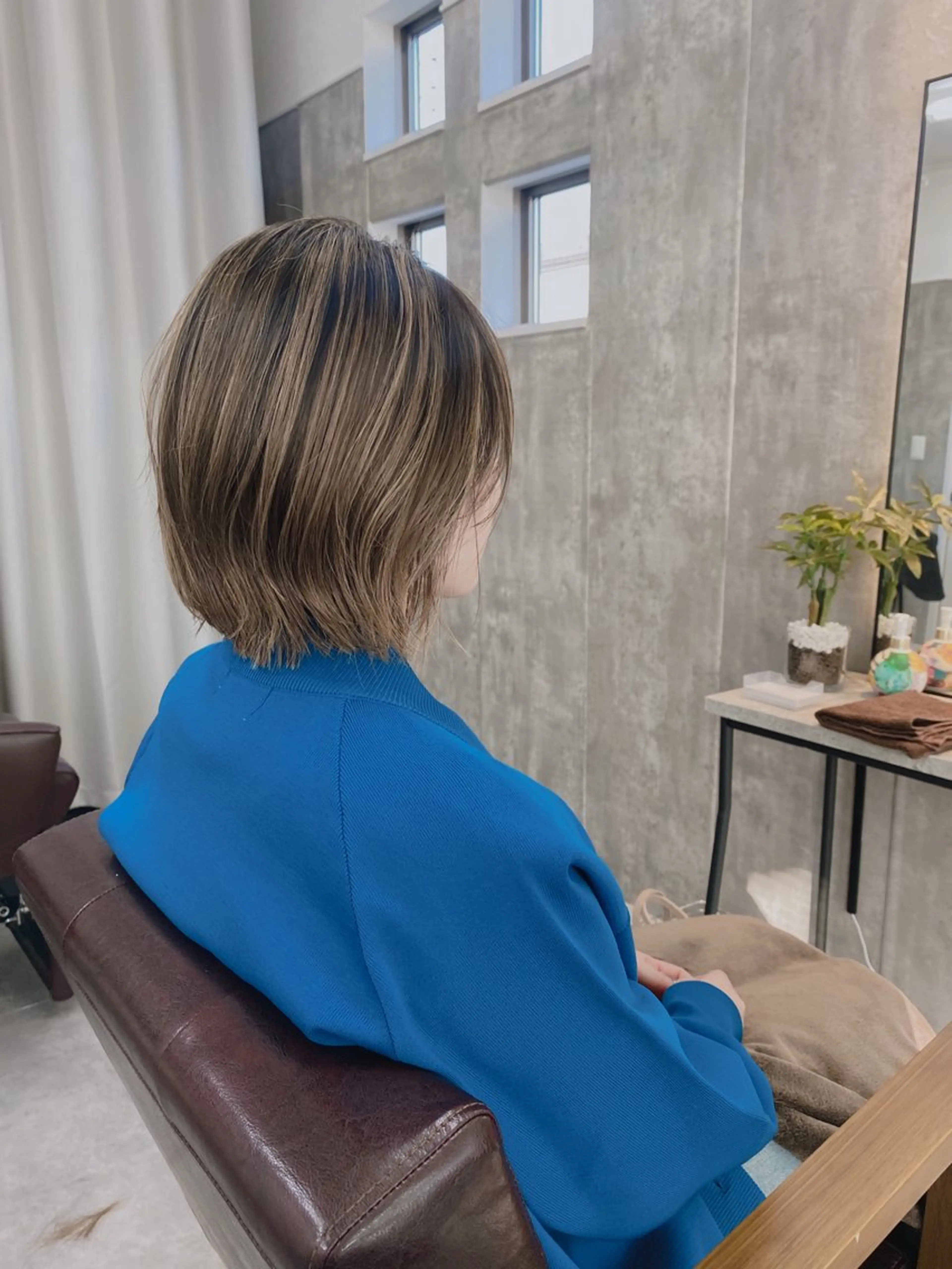 ミディアム ボブ 1席のみの 美容室IKKIのヘアスタイル