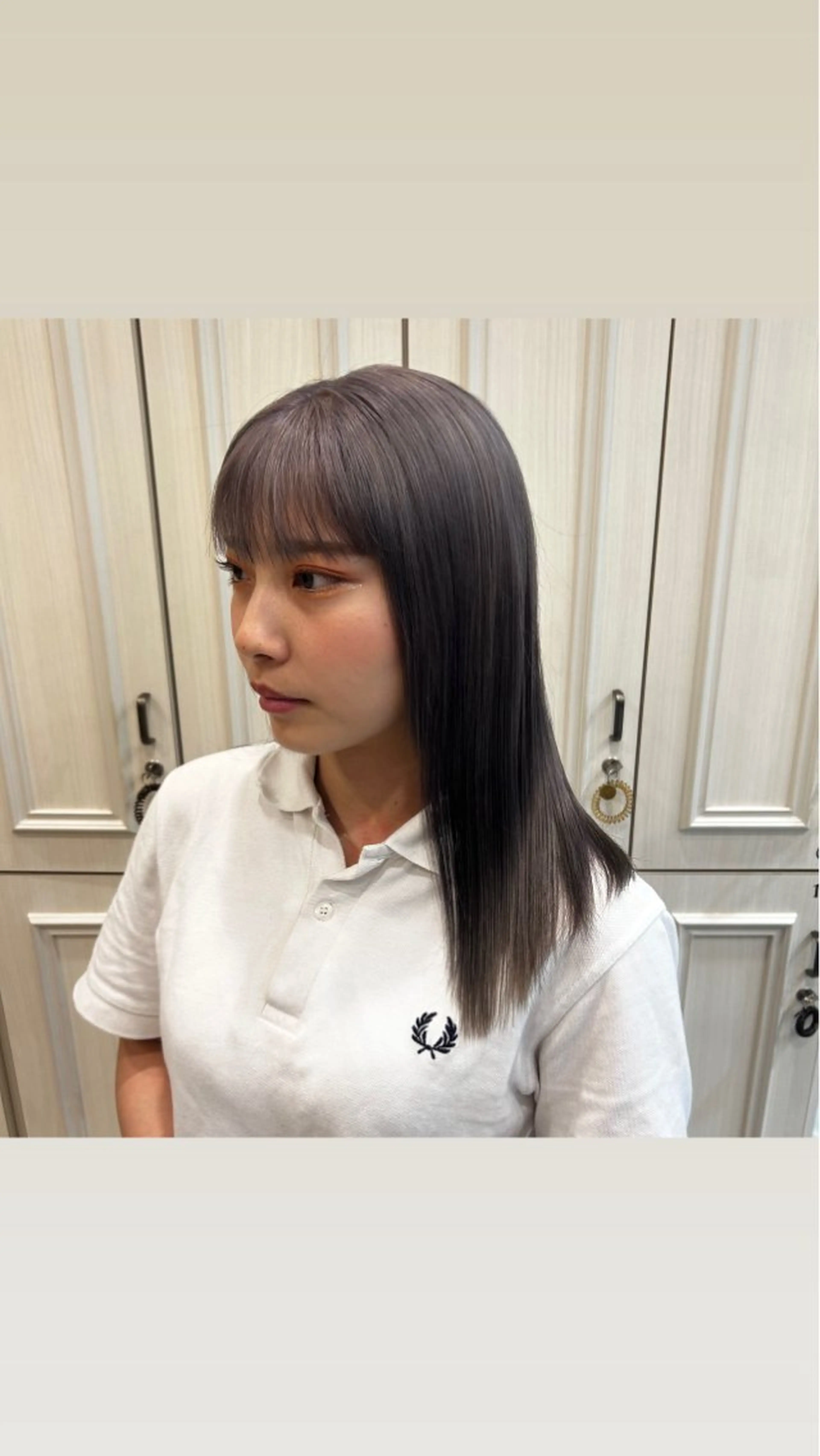 ミディアム 梅田美容室/ ウルフカットのヘアスタイル