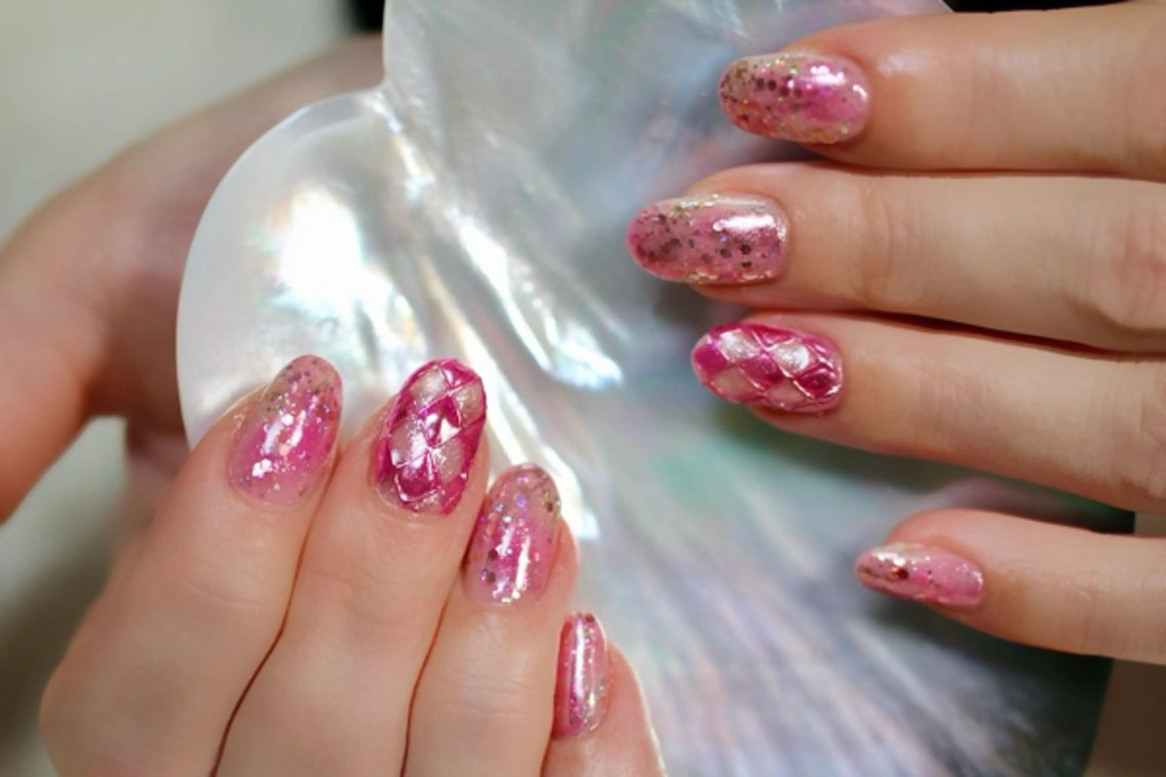 ネイル アートネイル クリアネイル ジェルネイル しみ えんのネイルデザイン