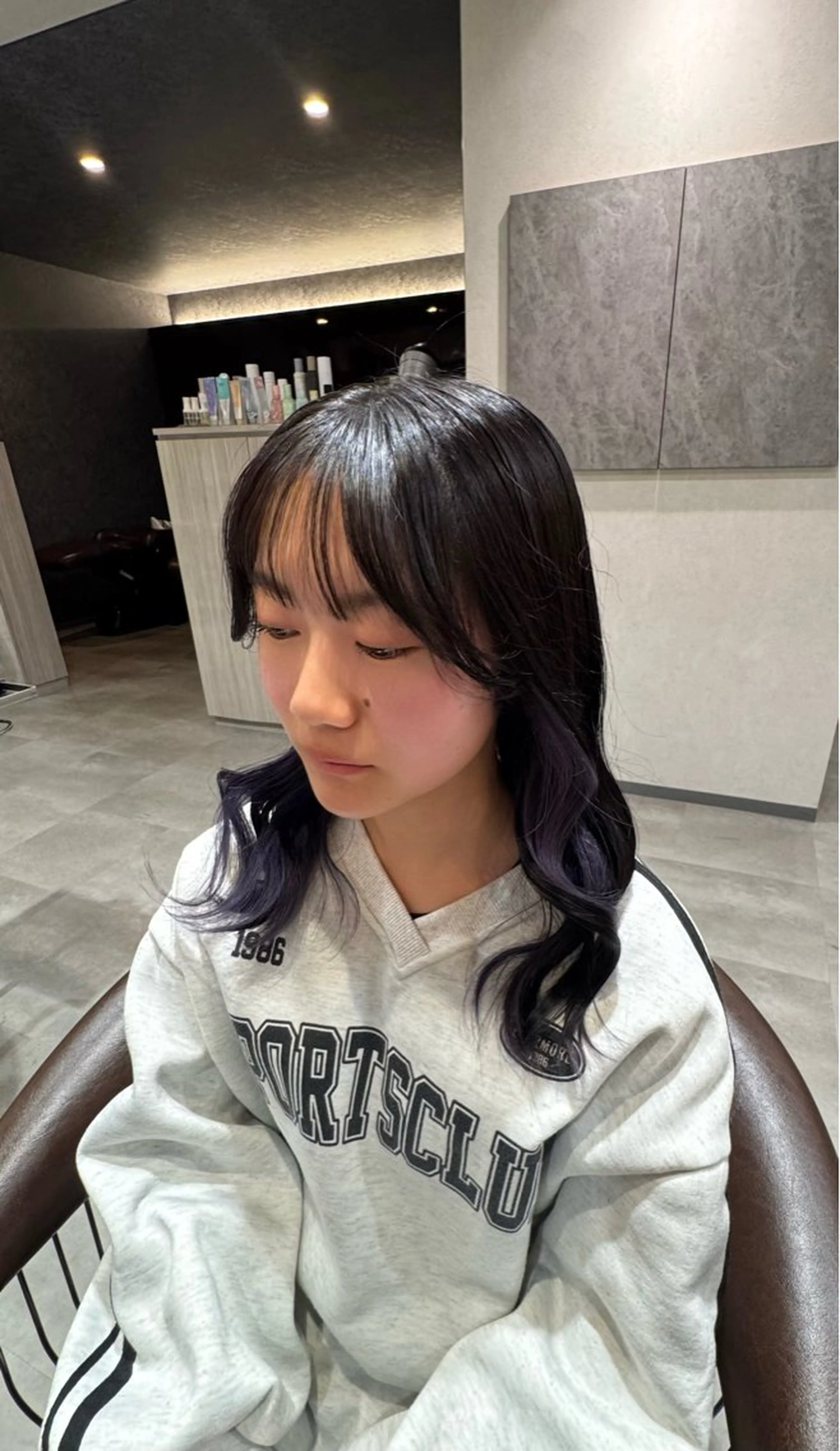 ロング カラー 清水 菜々子のヘアスタイル