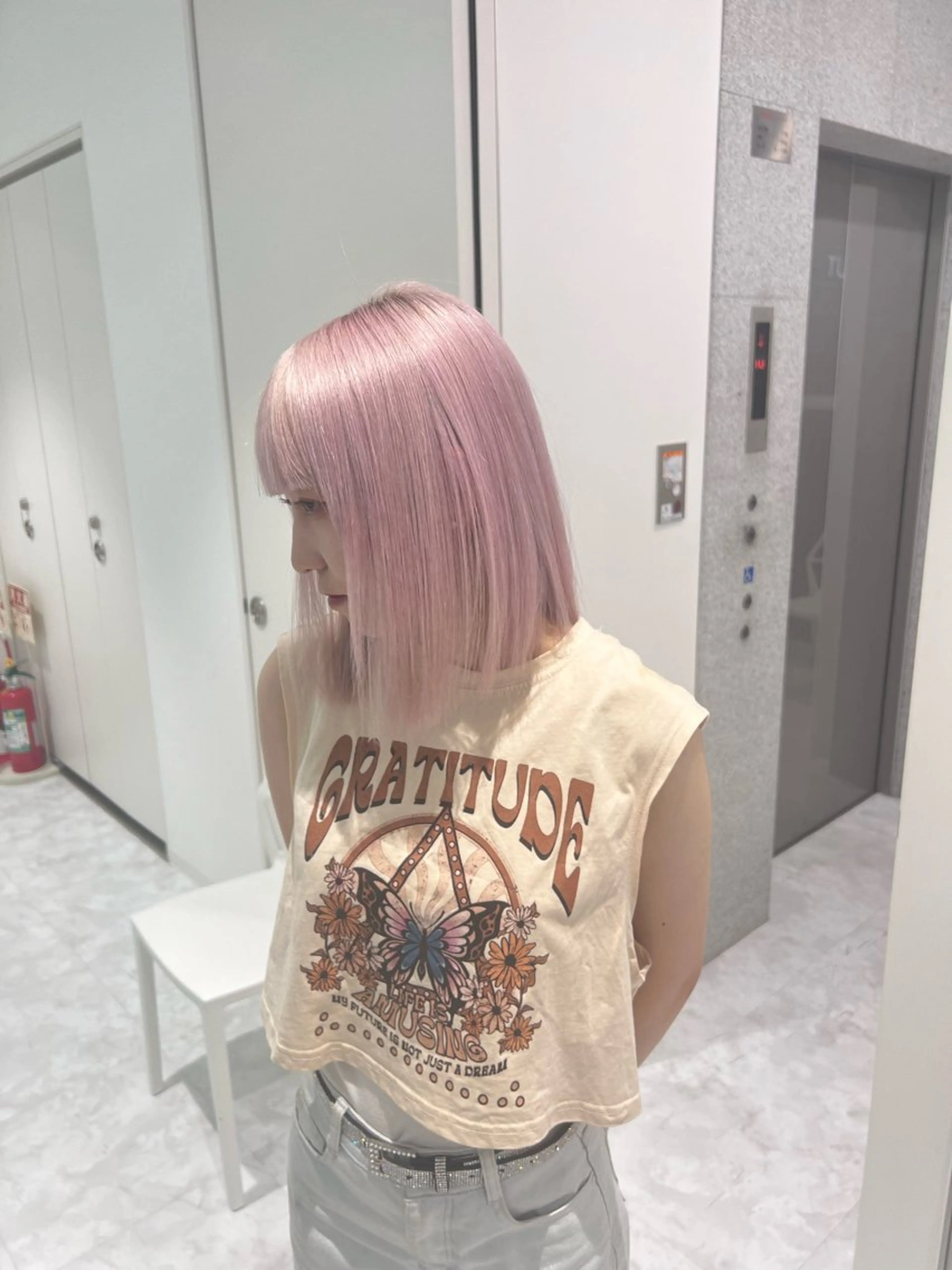 ミディアム カラー カット ヘアカラー 原宿美容師／複雑 履歴修正/きょたのヘアスタイル