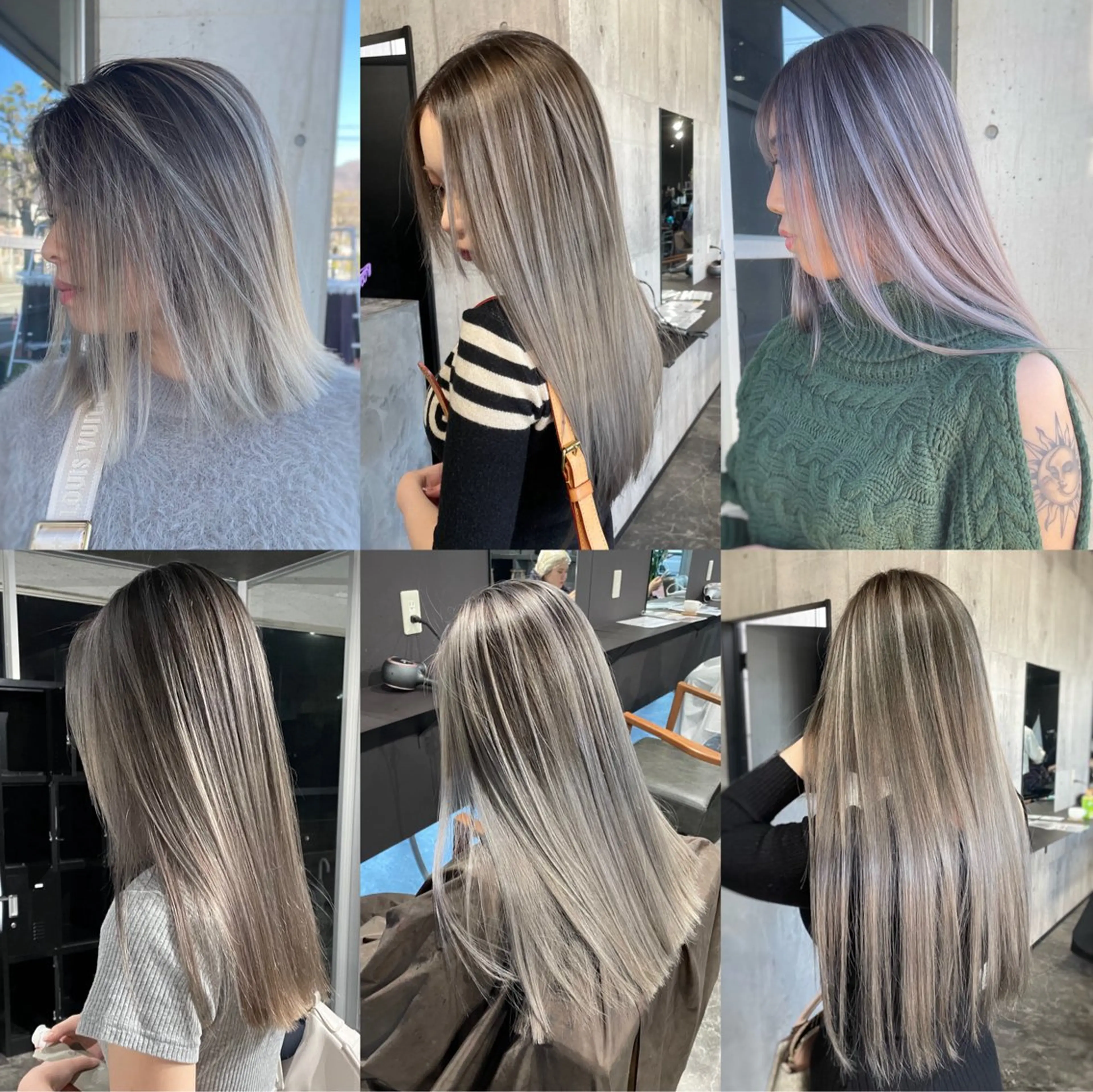 🥇甲府で1番バレイヤージュしてます🥇バレイヤージュカラー＋潤いトリートメントの写真