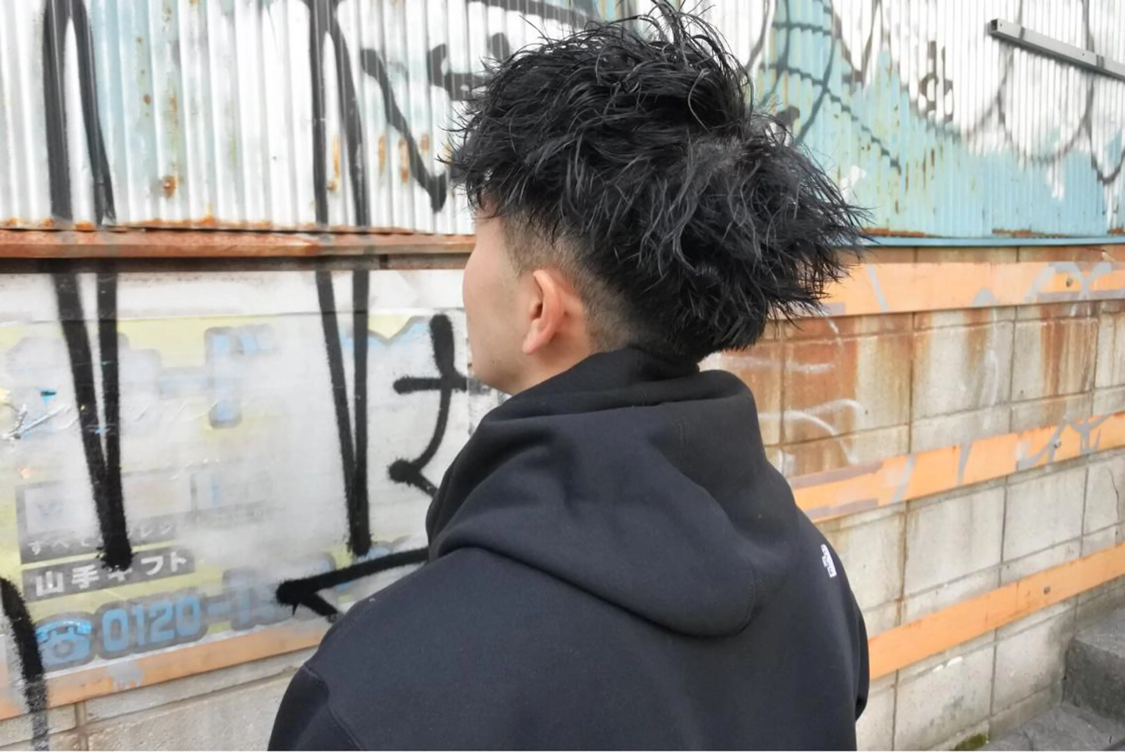 ショート パーマ メンズ 山並 つばさのヘアスタイル