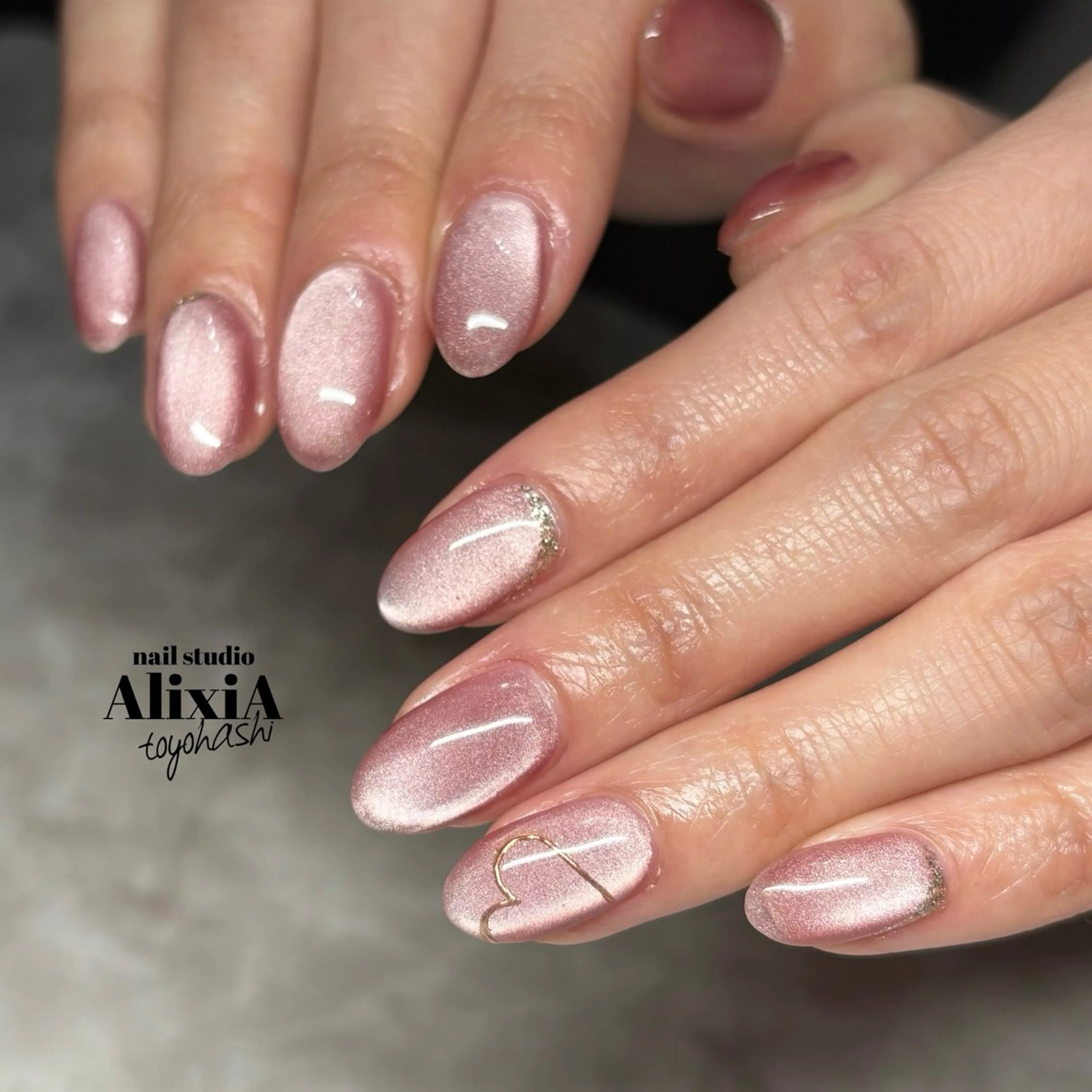ネイル アートネイル ハンドネイル AlixiA nail studio所属・AlixiA ゆみのネイルデザイン