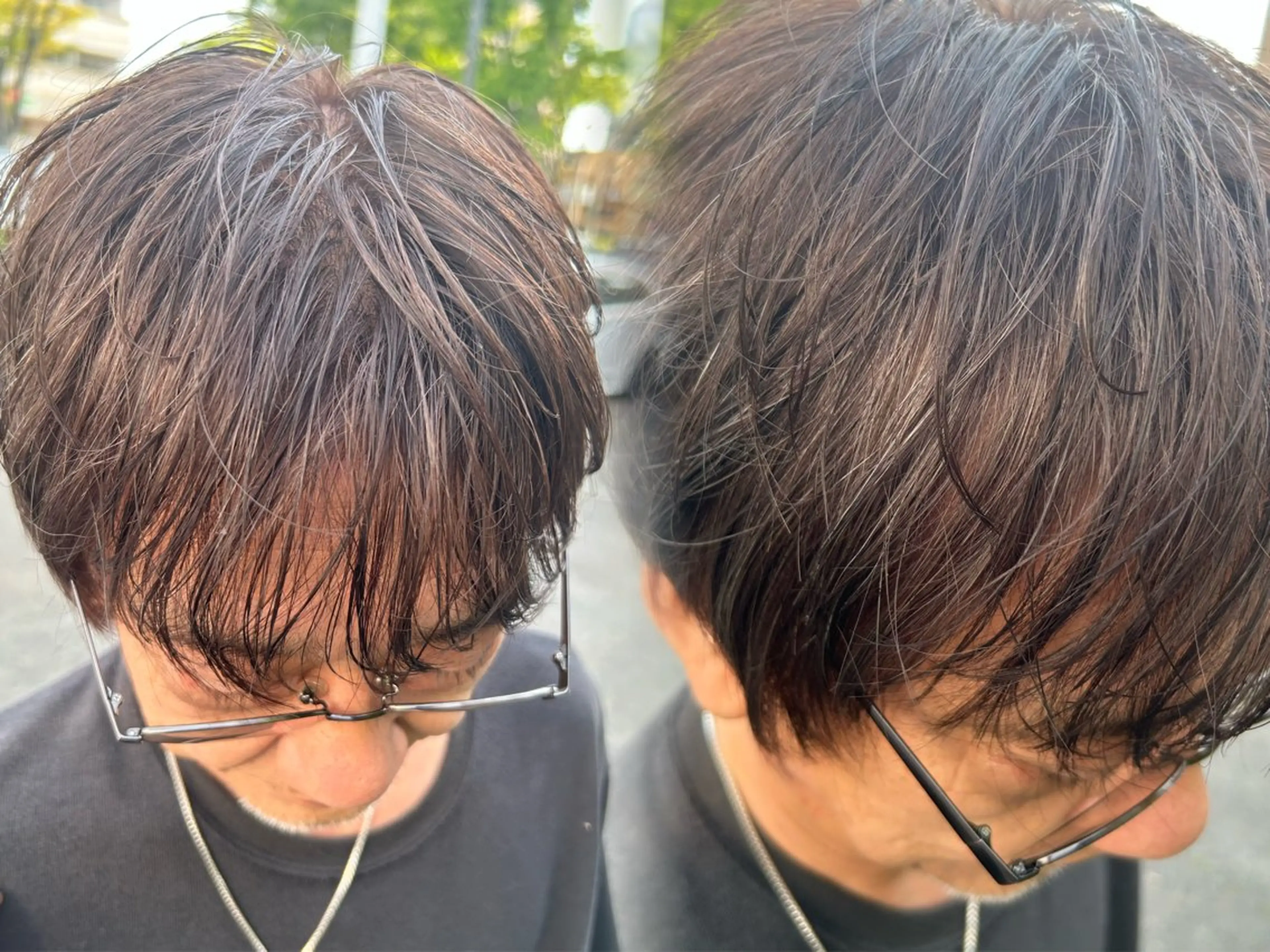 ショート カラー メンズ カット ヘアカラー 💛🌼こんどう ひなた🐥⸒のヘアスタイル