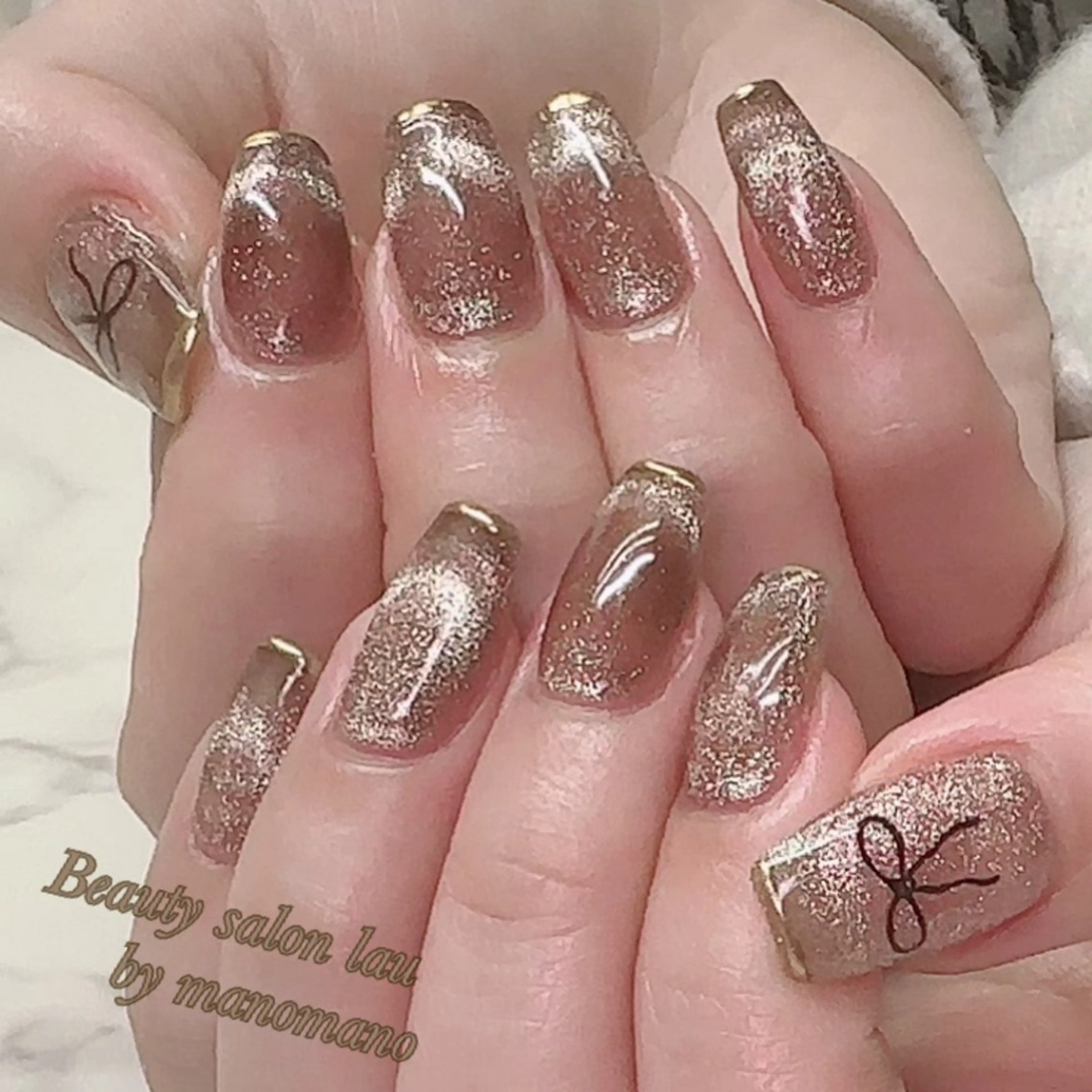 ネイル ハンドネイル ラウバイマノマノ なかざとのネイルデザイン