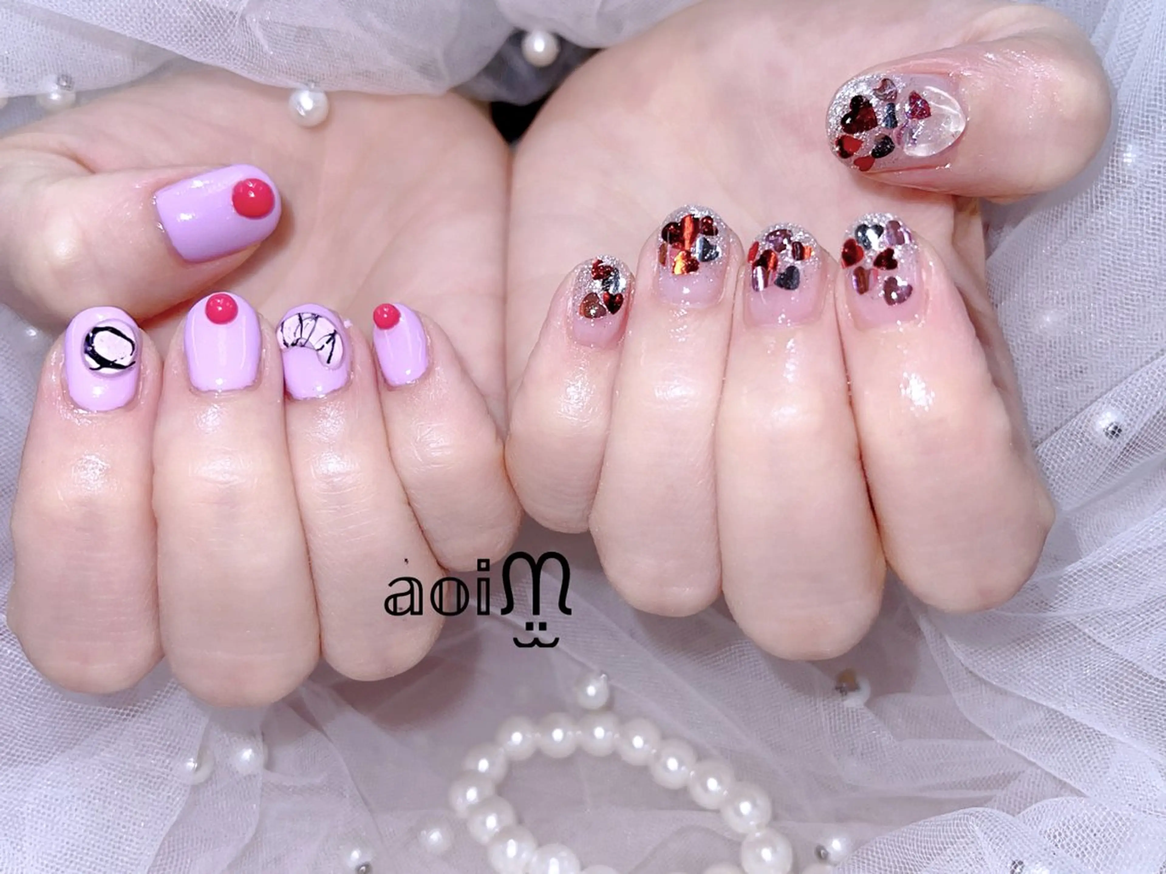 ネイル 葵うさぎ所属・葵うさぎ AIのネイルデザイン