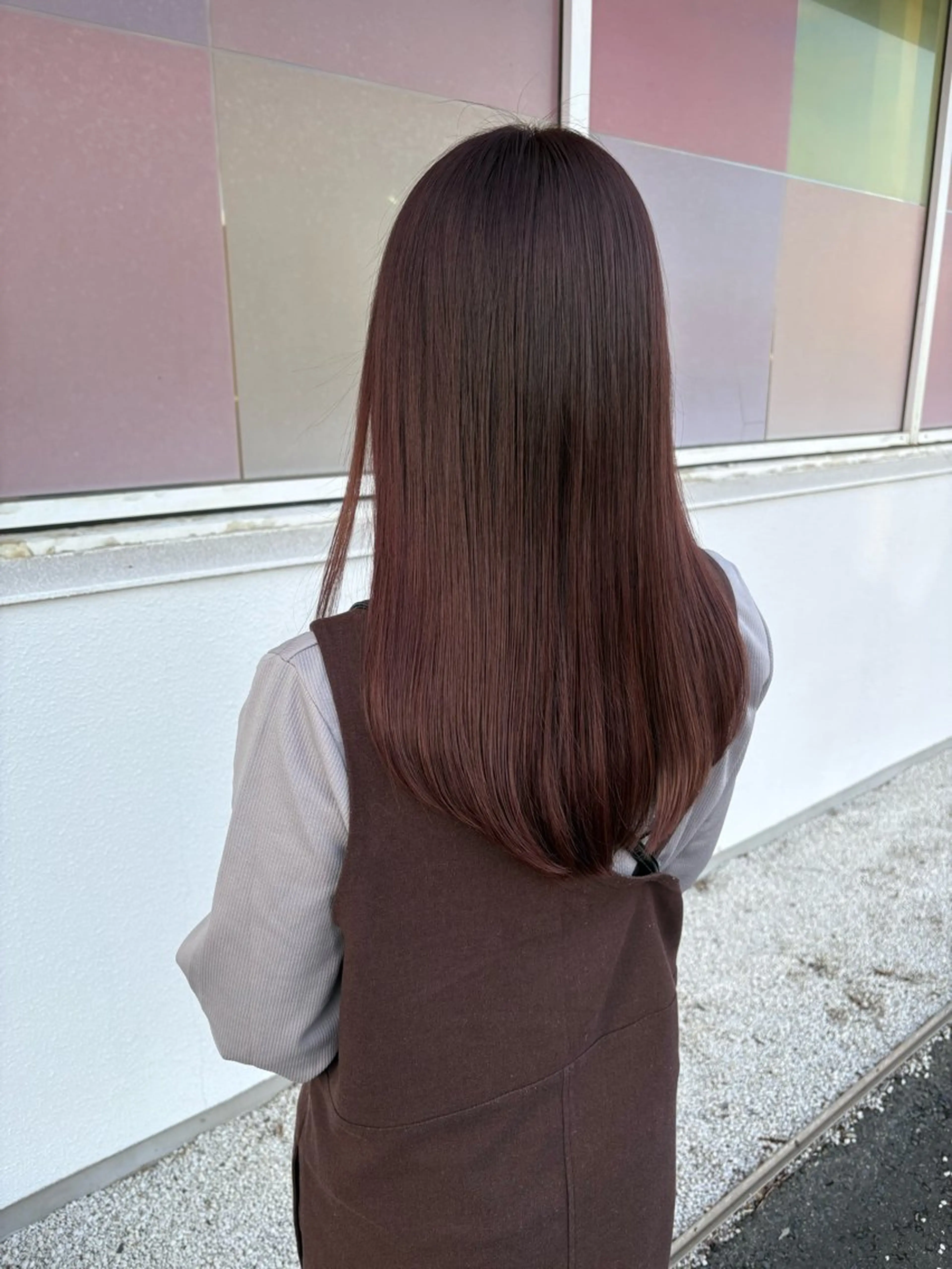 ロング カラー 菊地 映香のヘアスタイル