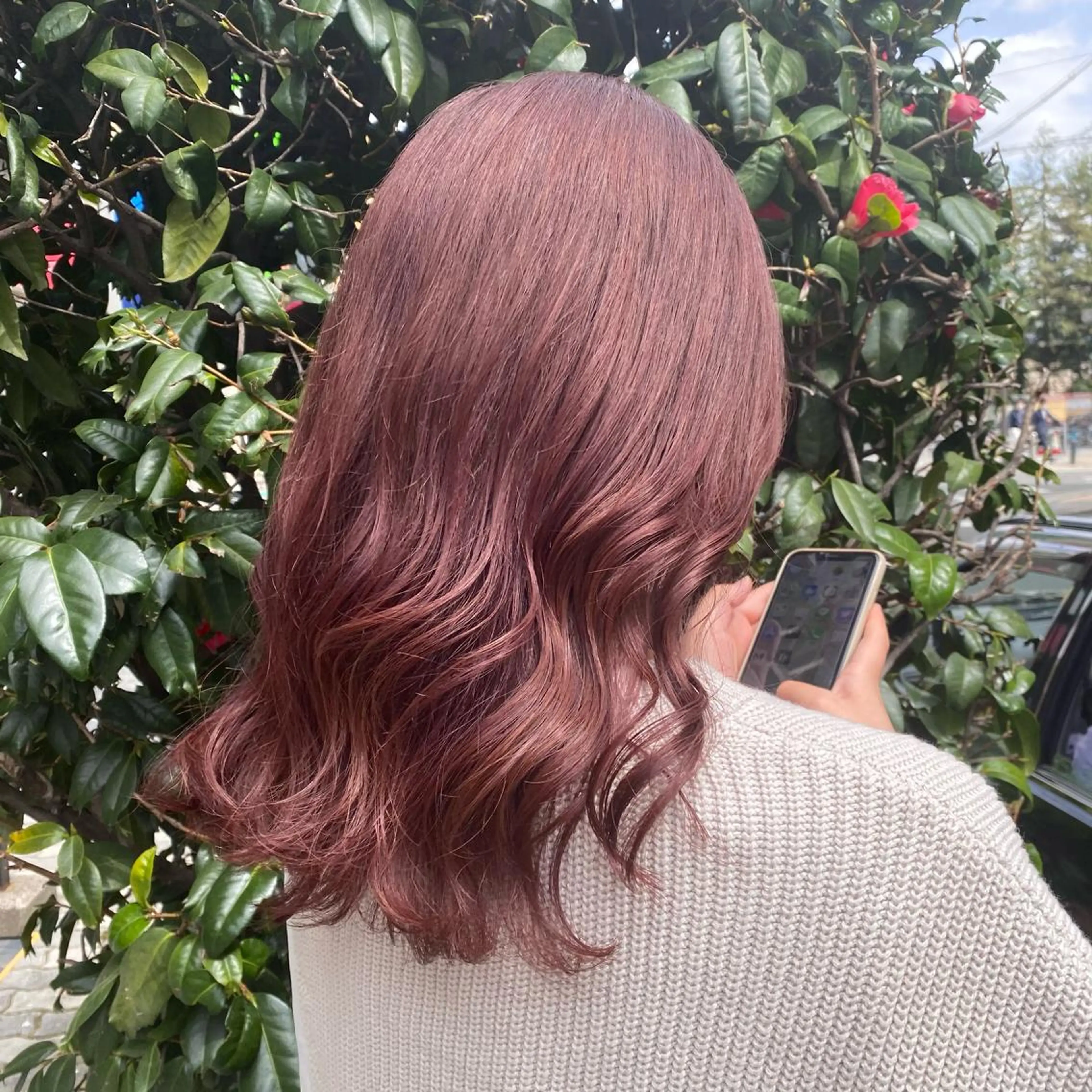 ロング カラー マンツーマン女性 美容師 奏のヘアスタイル