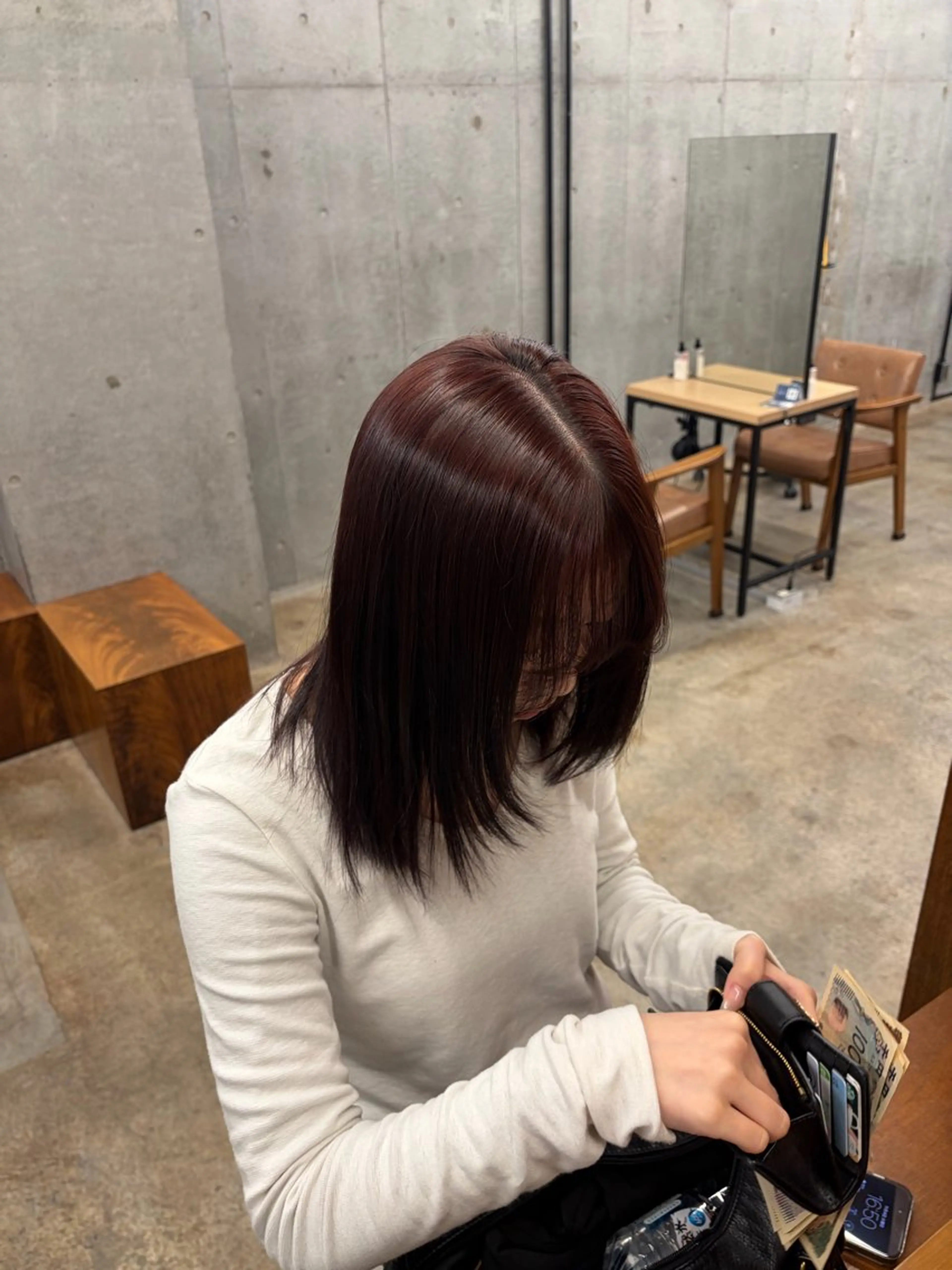 ミディアム ヘアカラー トリートメント 暖色/似合わせカラー 希空🪽🤎のヘアスタイル