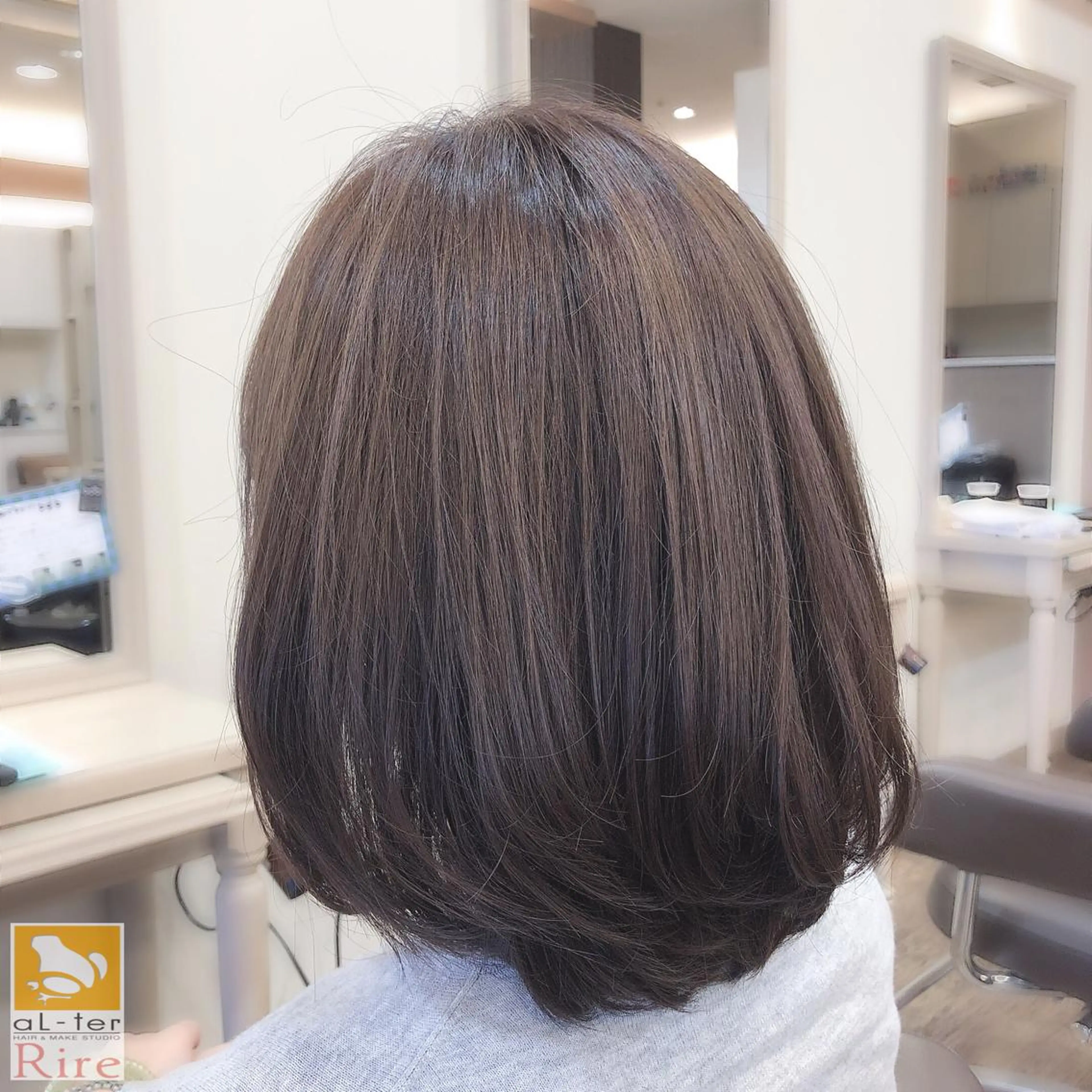 ミディアム カラー グレージュ イルミナカラー ヘアカラー 尚平 40代からの 髪質改善専門のその他イメージ