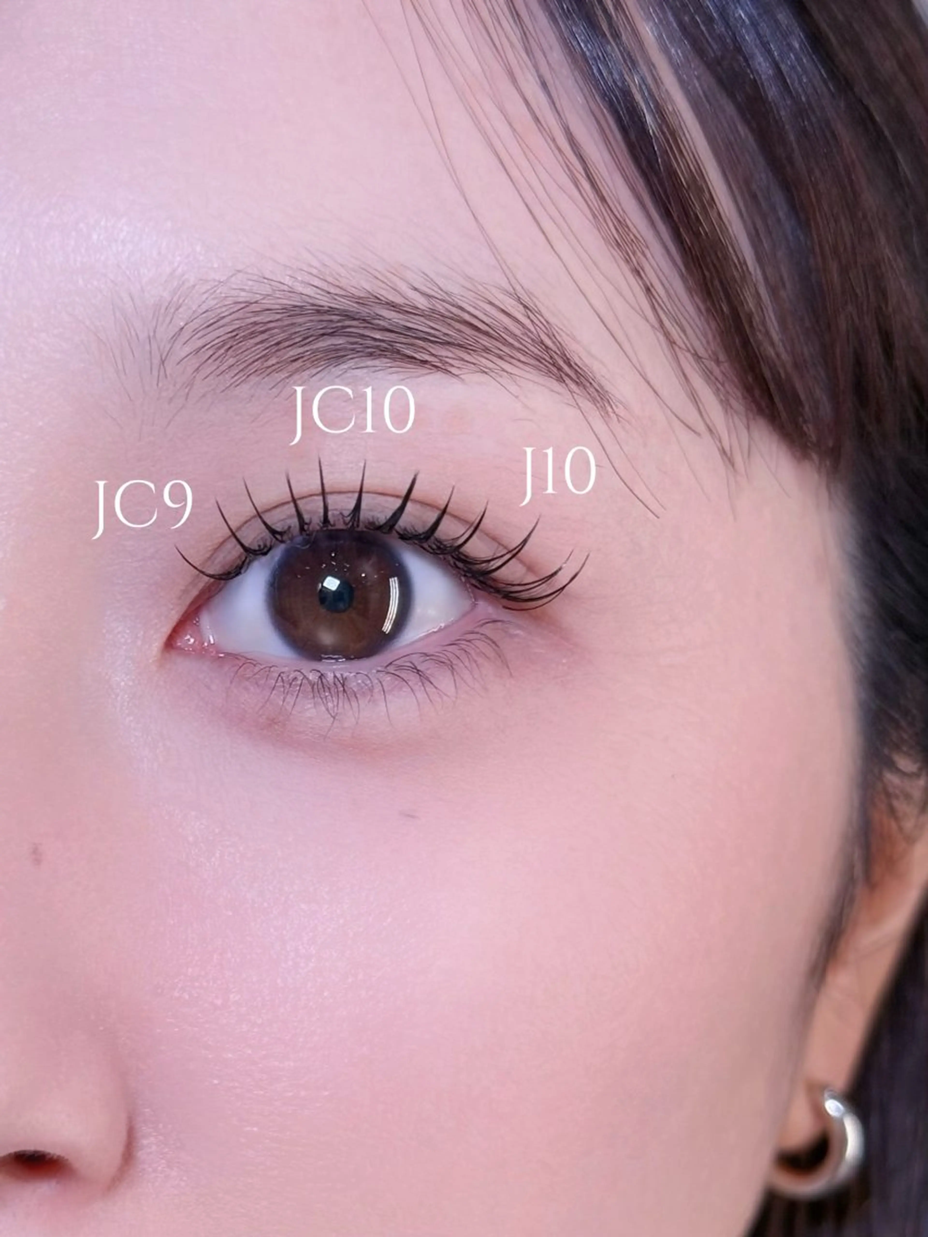 マツエク・マツパ 束感まつ毛 フラットラッシュ ナチュラル マツエク cherien eyelash&eyebrow（salon village）所属・梅津/cherien 渋谷・明治神宮前のマツエク・マツパデザイン